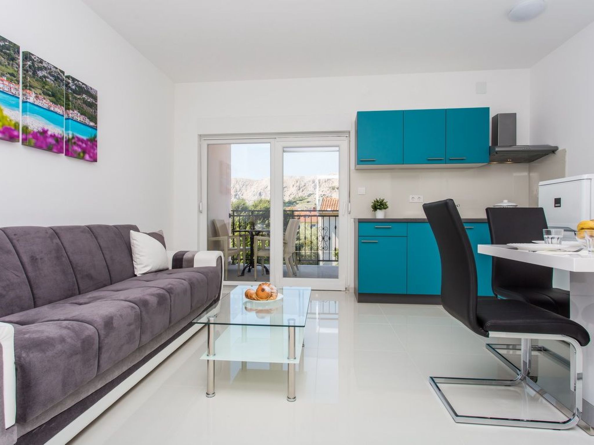 Appartement in Baška mit Eigenem Balkon