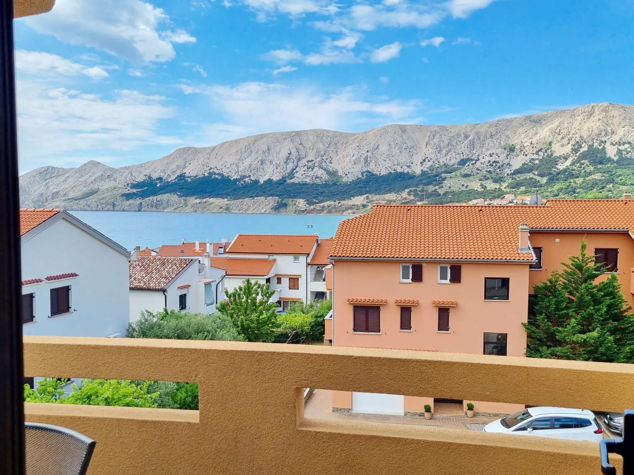 Wohnung in Baška mit Eigenem Balkon-Binnen