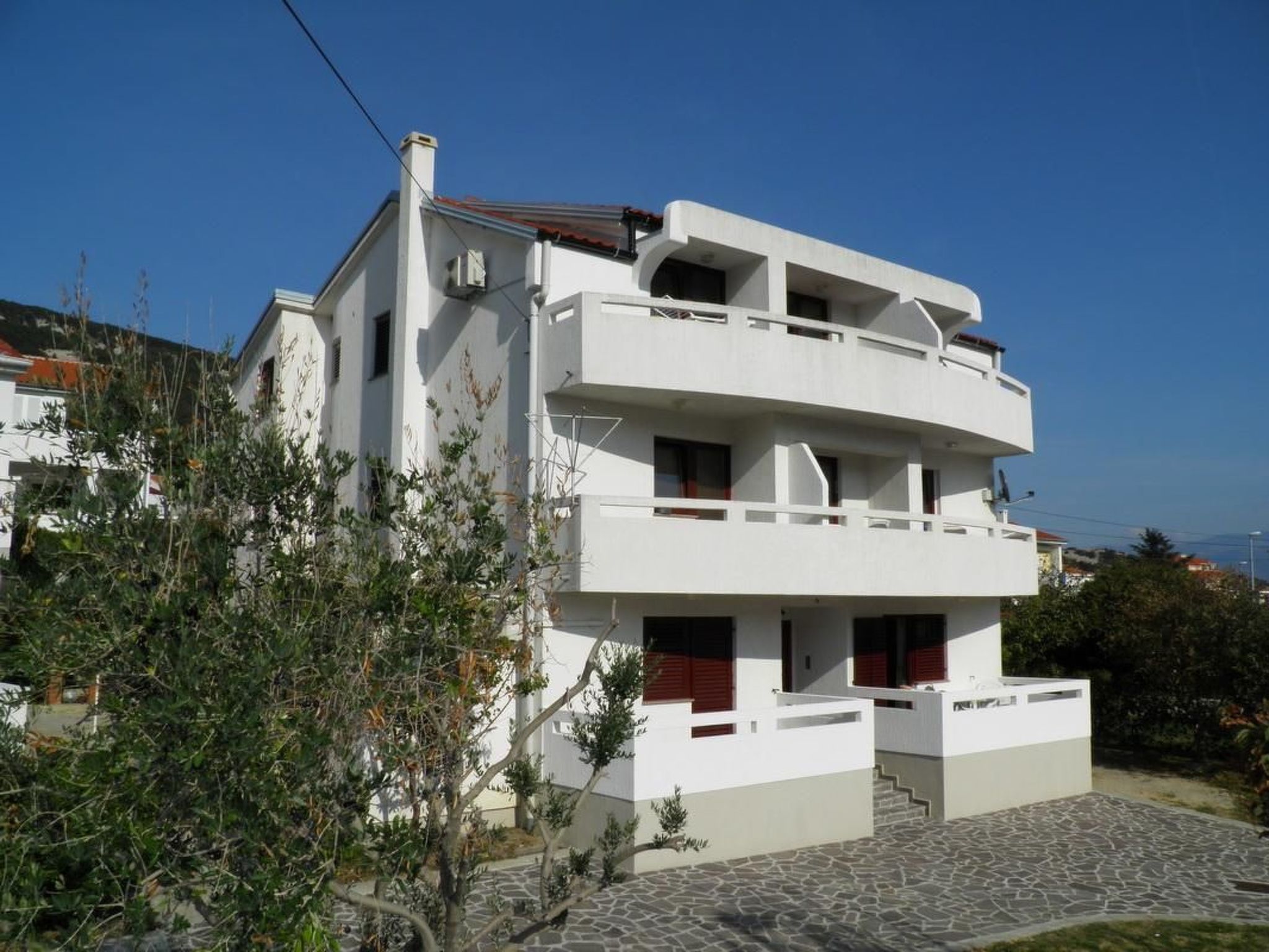 Wohnung in Baška mit Eigenem Balkon-Binnen