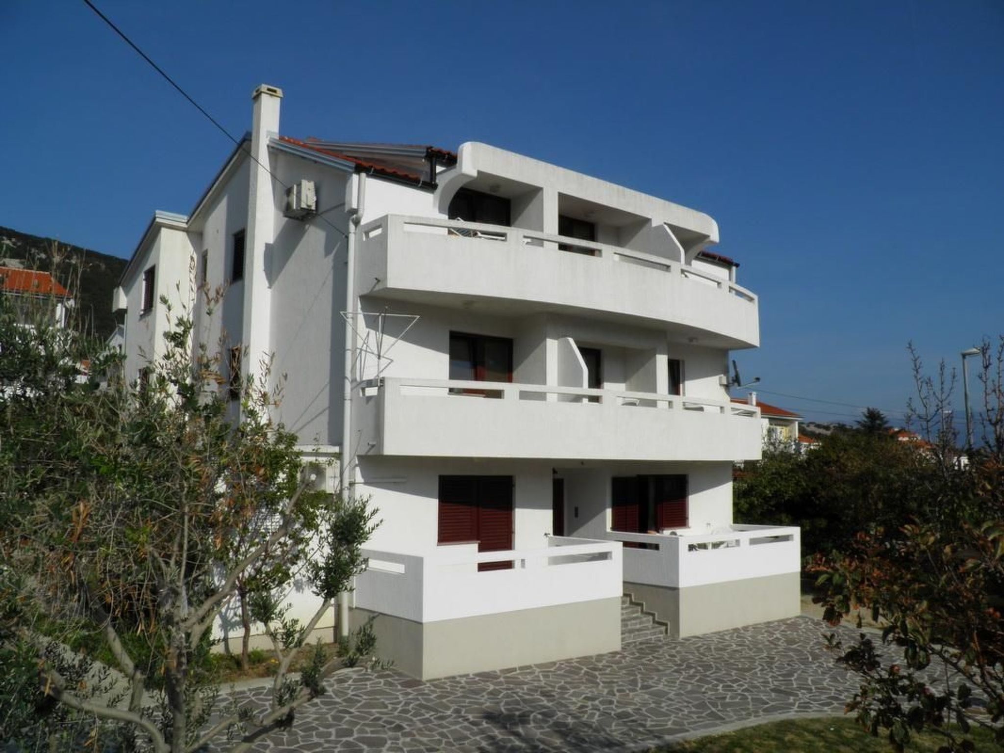 Wohnung in Baška mit Eigenem Balkon-Binnen