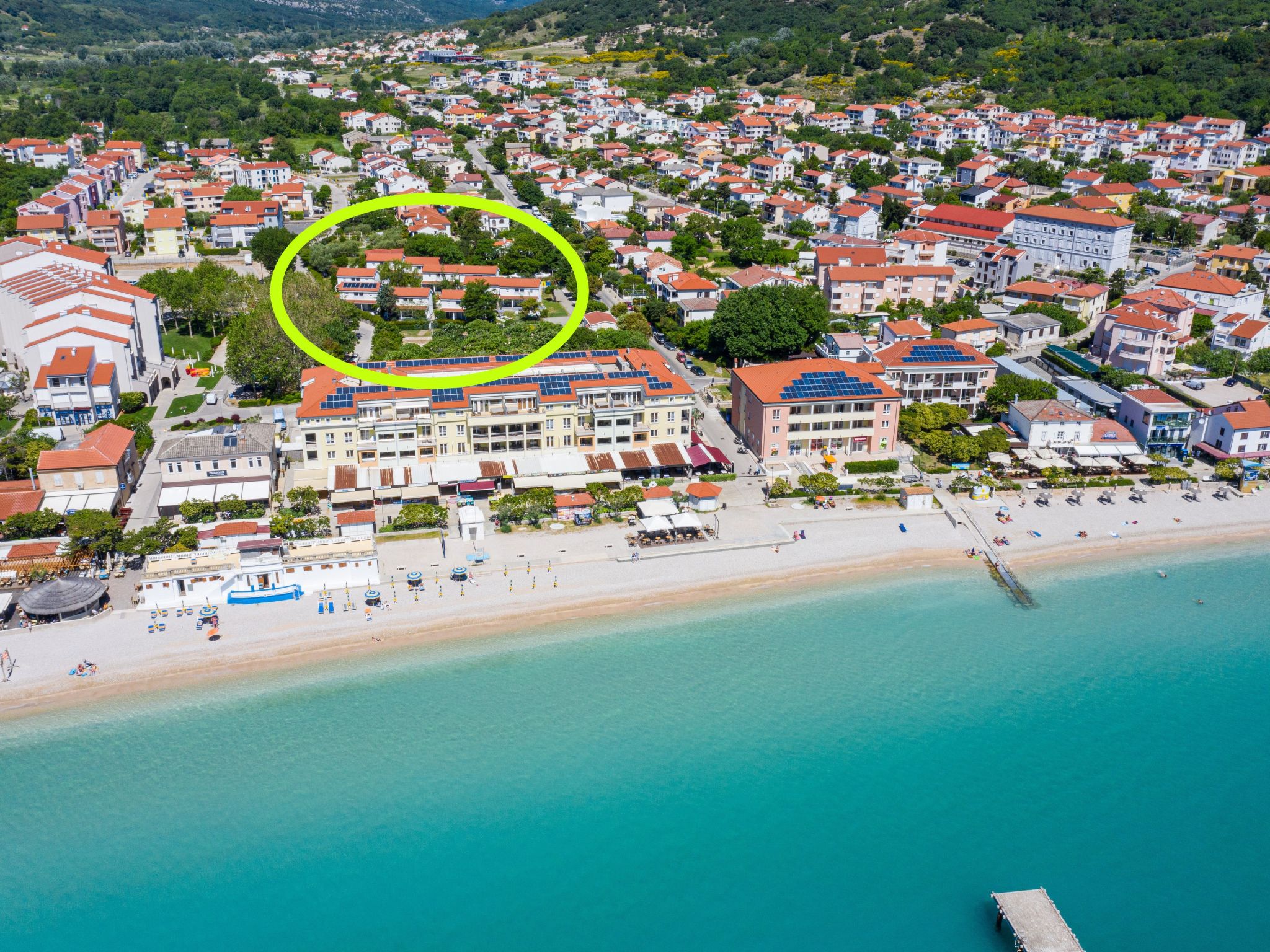 Für 4 Personen ca. 53 m&sup2; in Baška, Adriaküste Kroatien (Kroatische Inseln)-Inside