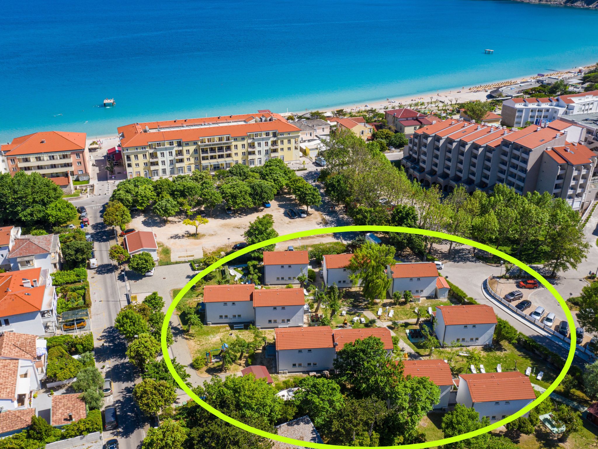 Für 4 Personen ca. 53 m&sup2; in Baška, Adriaküste Kroatien (Kroatische Inseln)-Inside