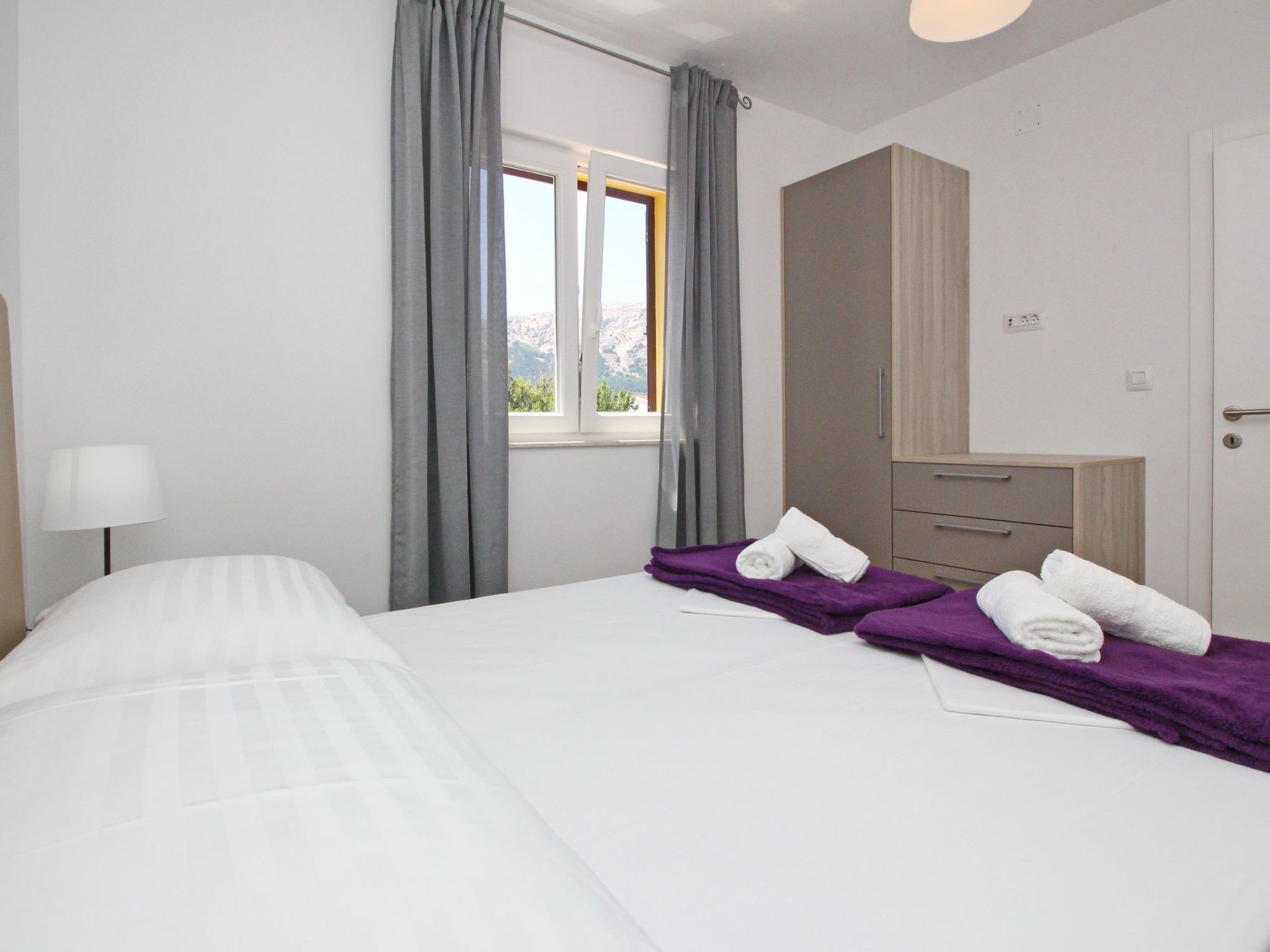 Gemütliche Ferienwohnung in Baška mit Eigenem Balkon-Binnen