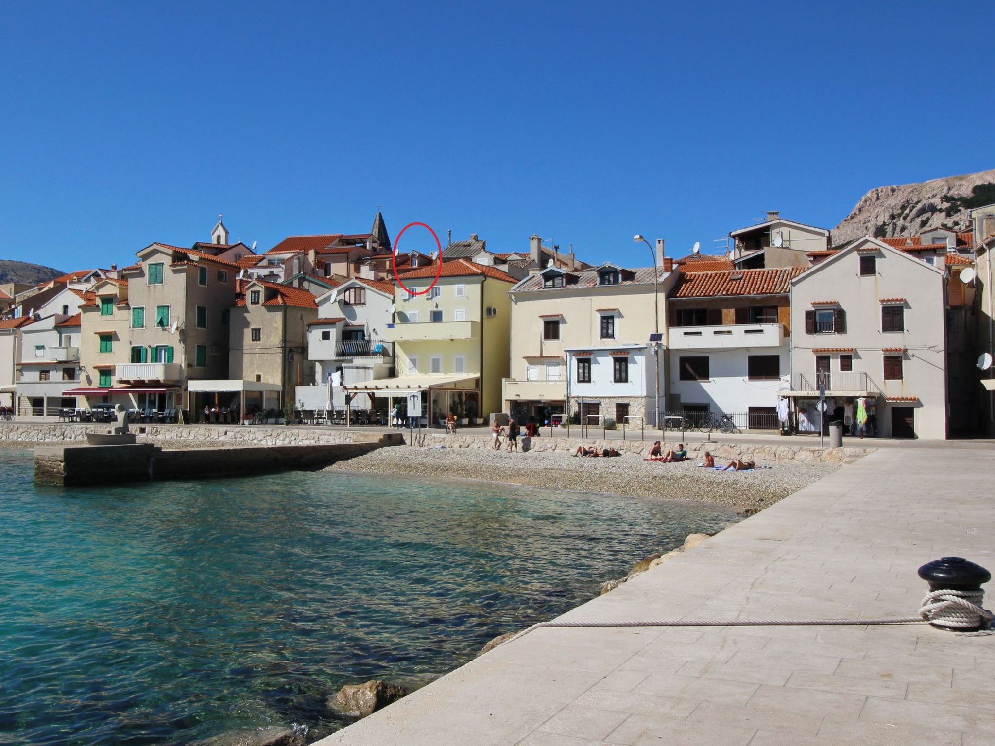 Appartement in Baška mit Eigenem Balkon-Drinnen