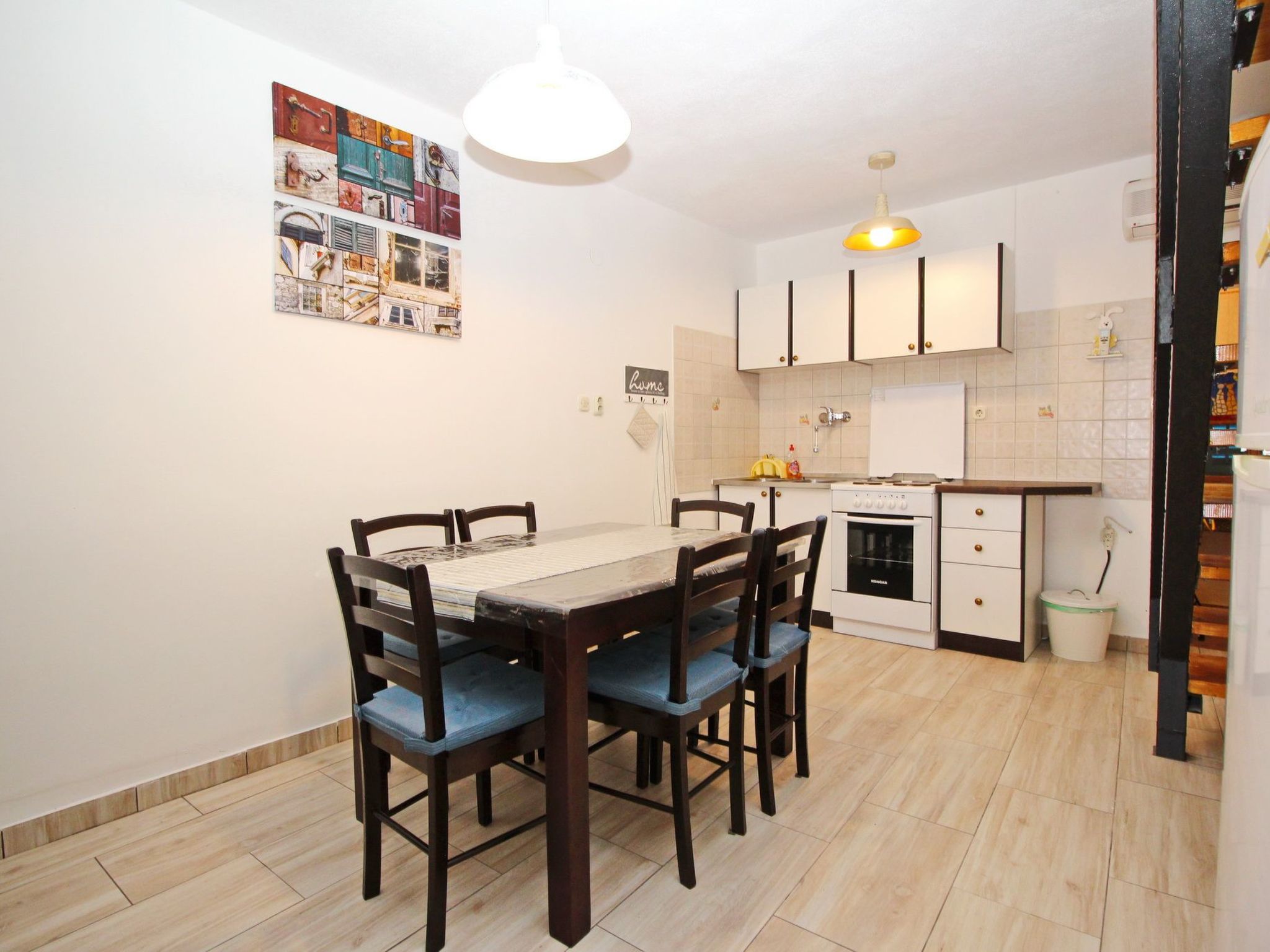 Appartement in Baška mit Eigenem Balkon-Drinnen