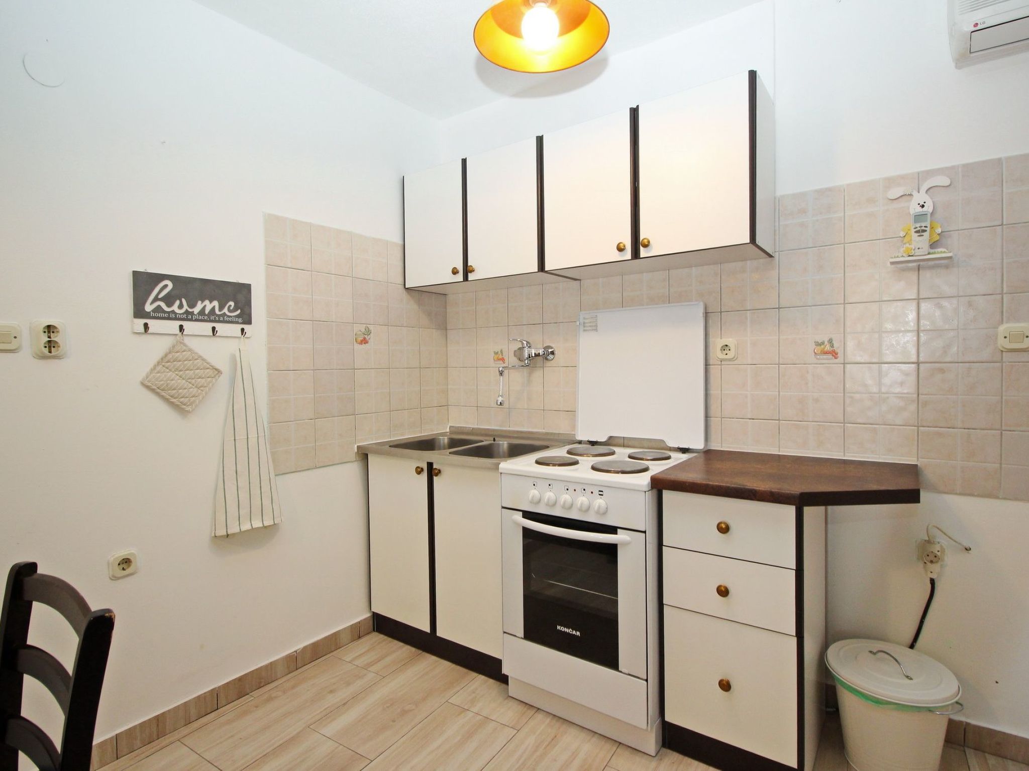 Appartement in Baška mit Eigenem Balkon-Drinnen