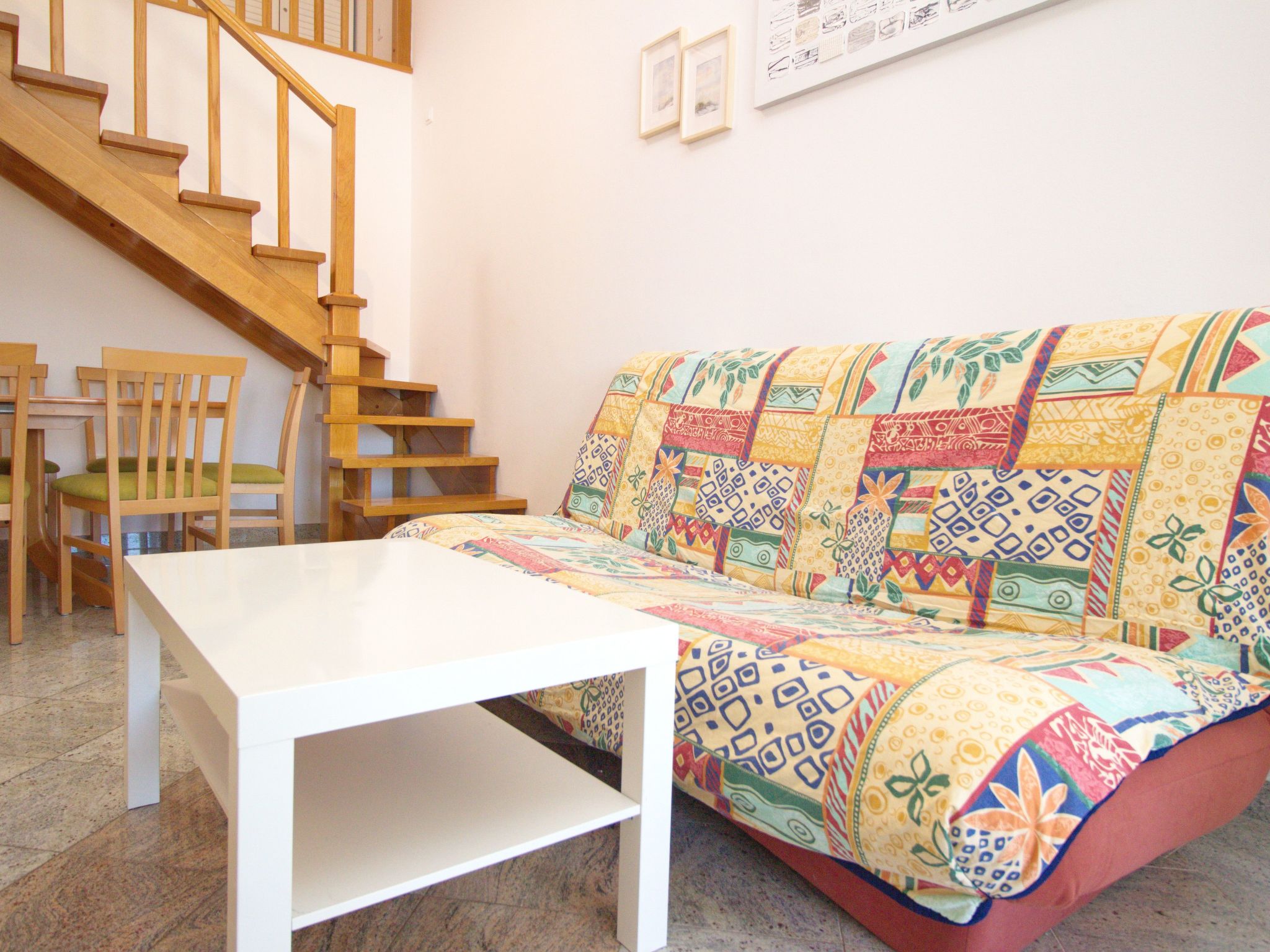 In Baška mit Eigenem Balkon-Dedans