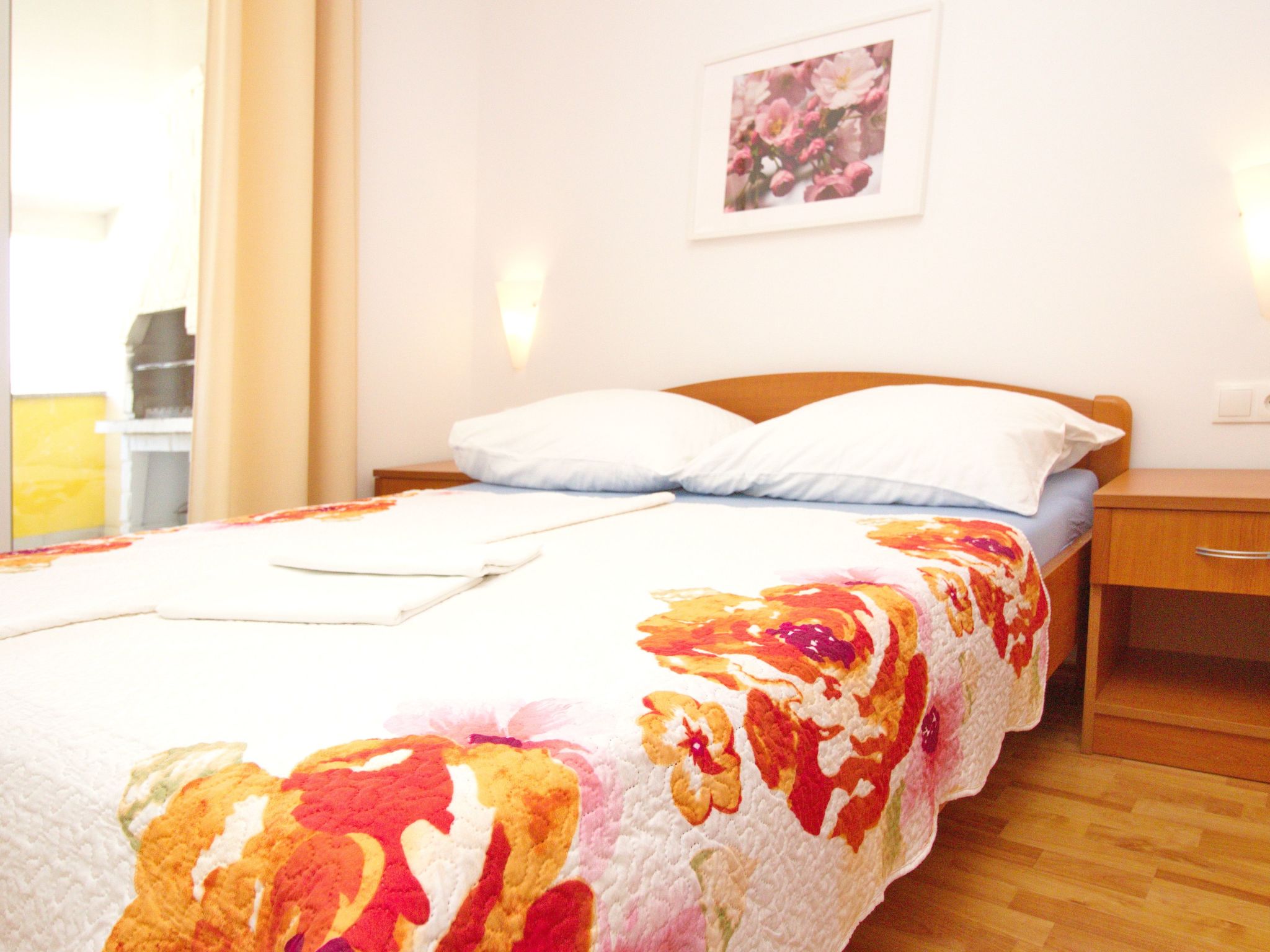 In Baška mit Eigenem Balkon-Dedans