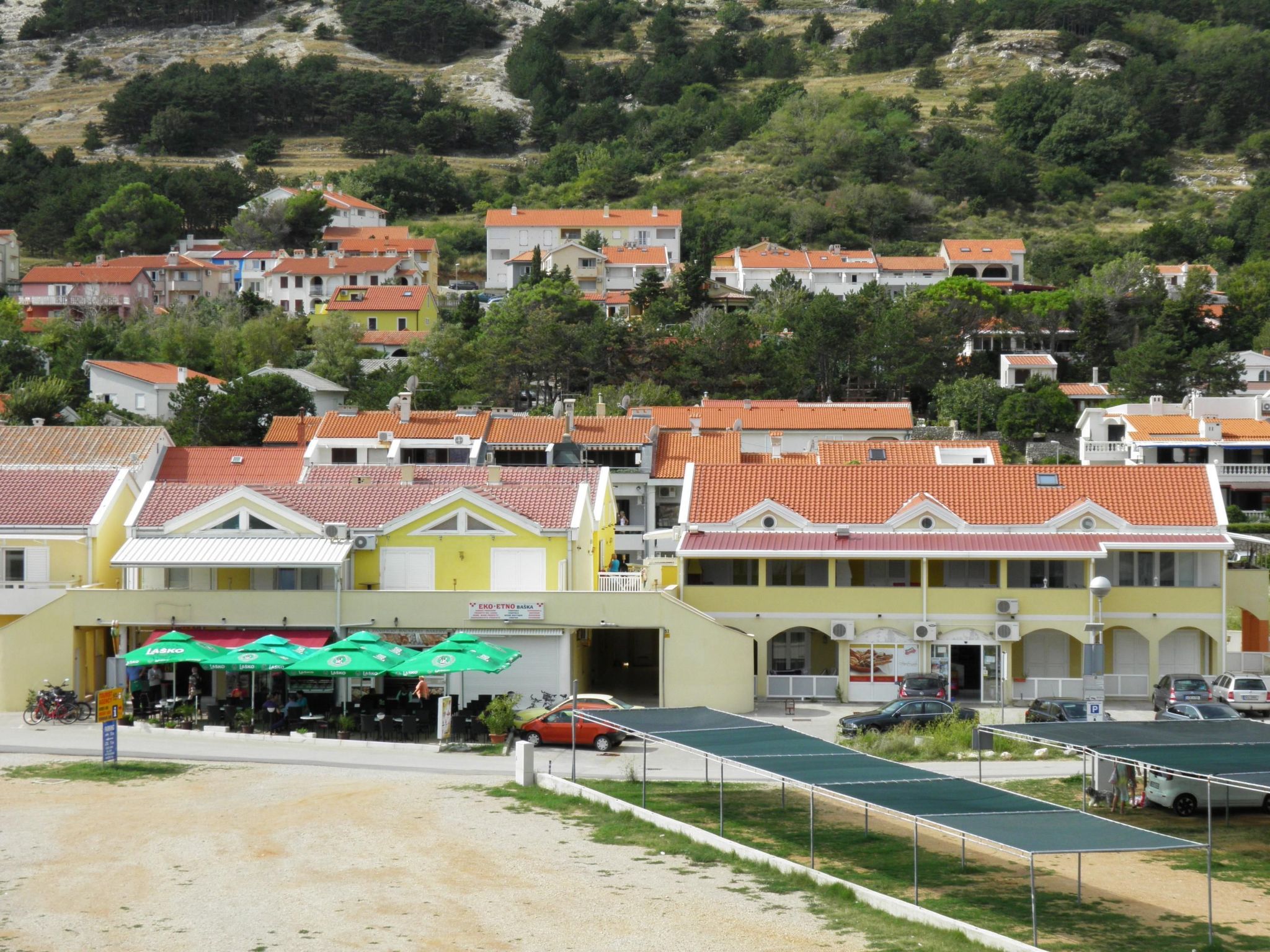 In Baška mit Eigenem Balkon-Dedans