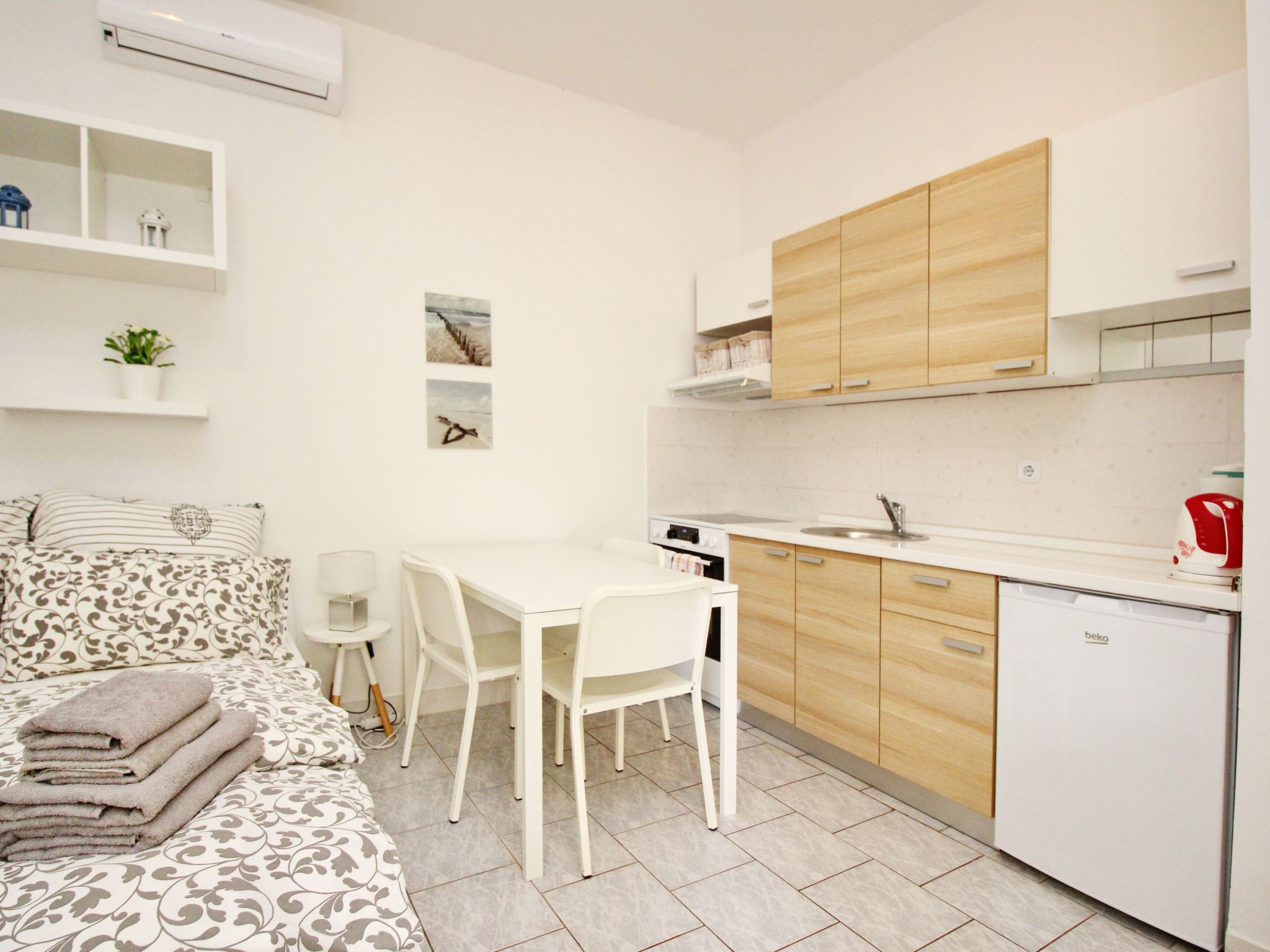 In Baška mit Eigener Terrasse-Binnen