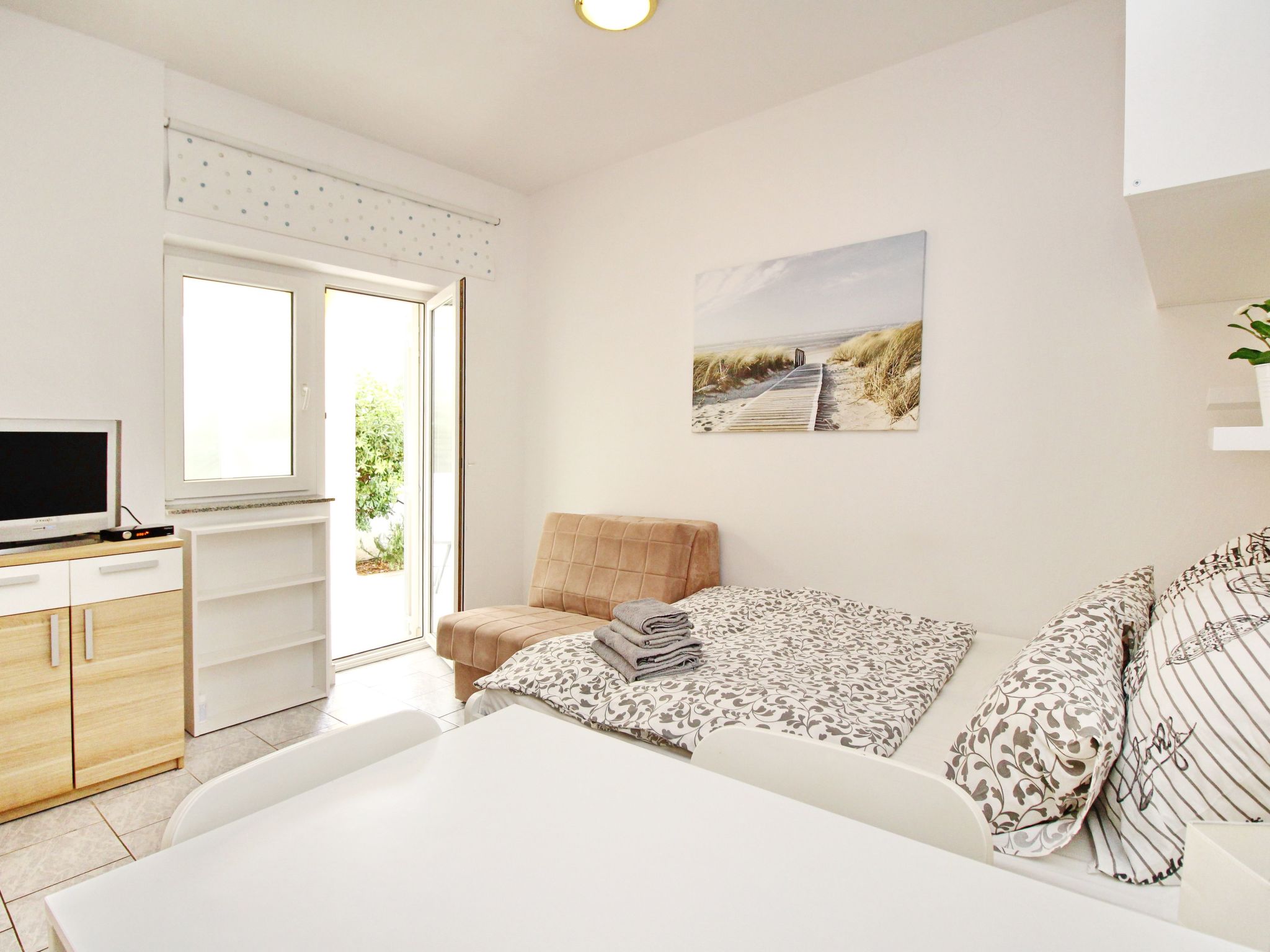 In Baška mit Eigener Terrasse-Binnen