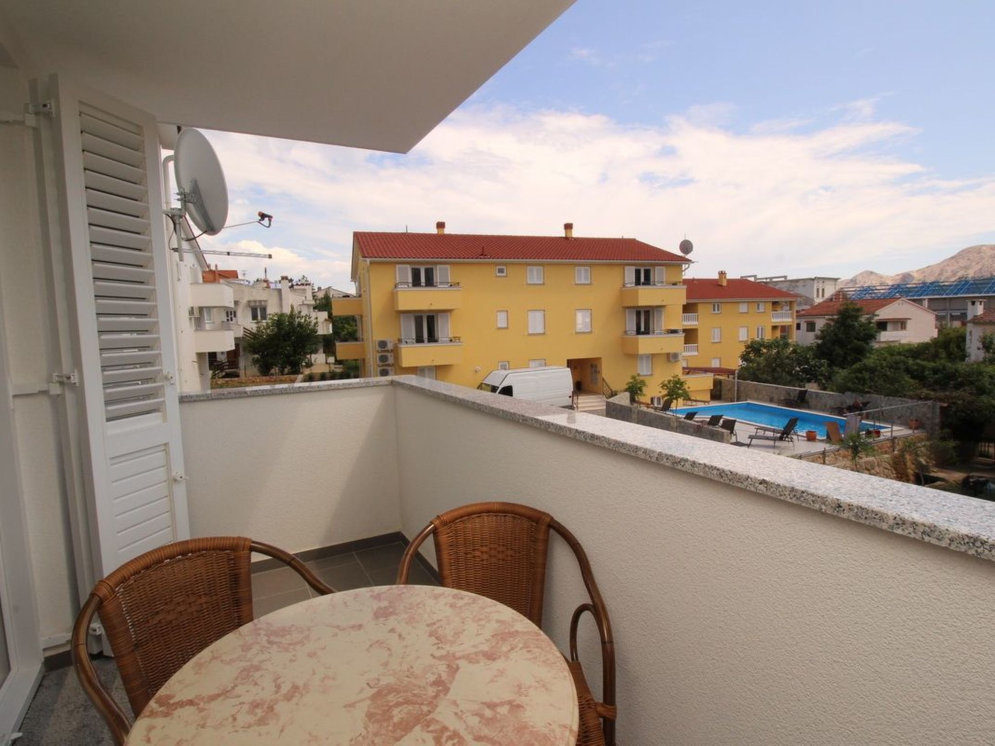 Wohnung in Baška mit Eigenem Balkon