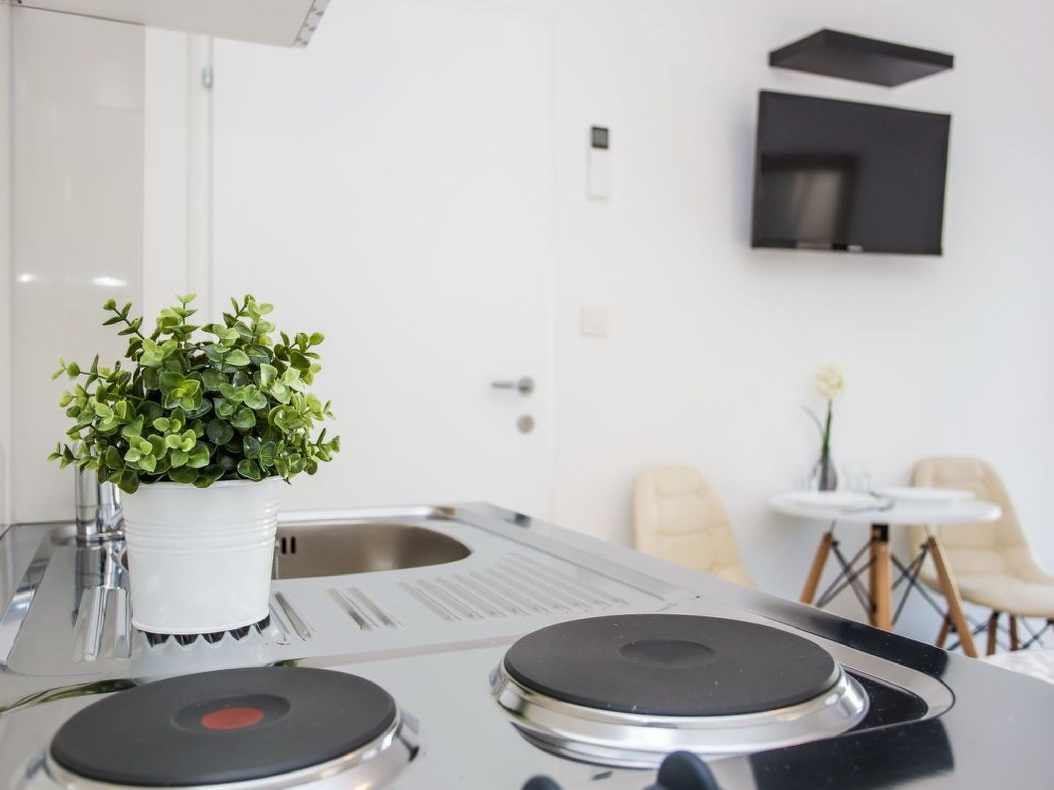 in Baška mit Eigenem Balkon Accommodation in Krk Island