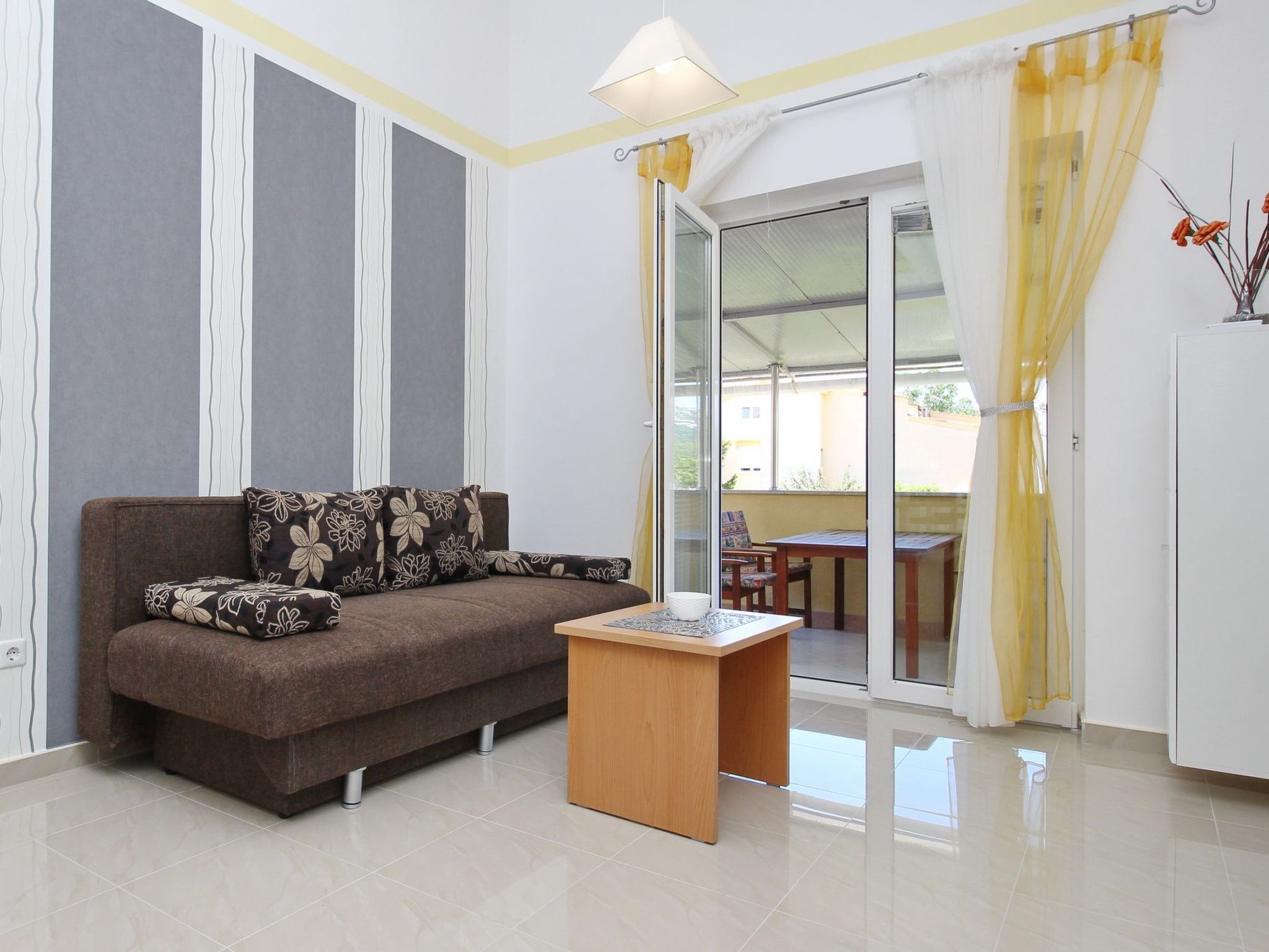 Appartement in Baška mit Eigenem Balkon-Dedans