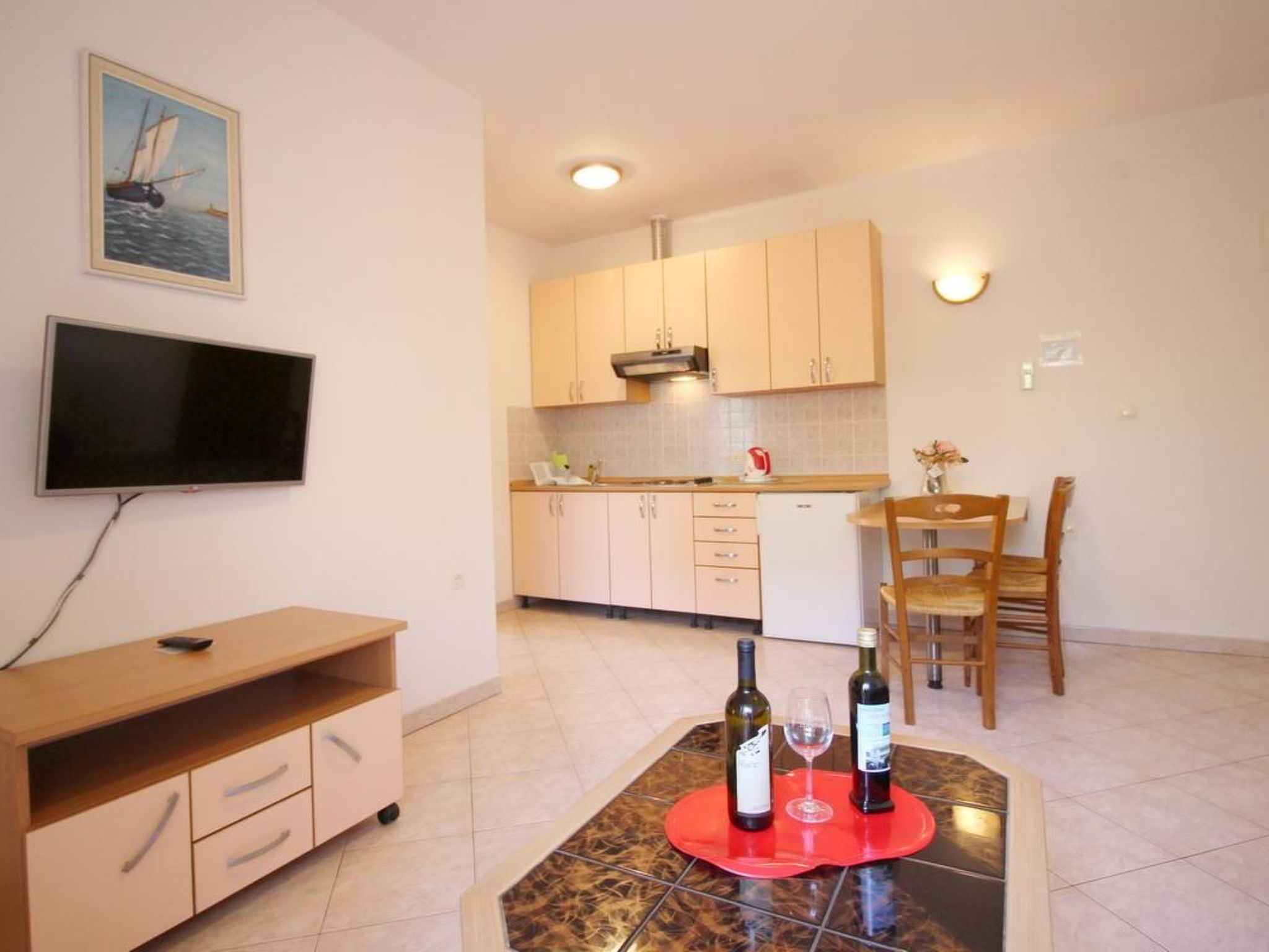 Appartement in Baška mit Eigenem Balkon