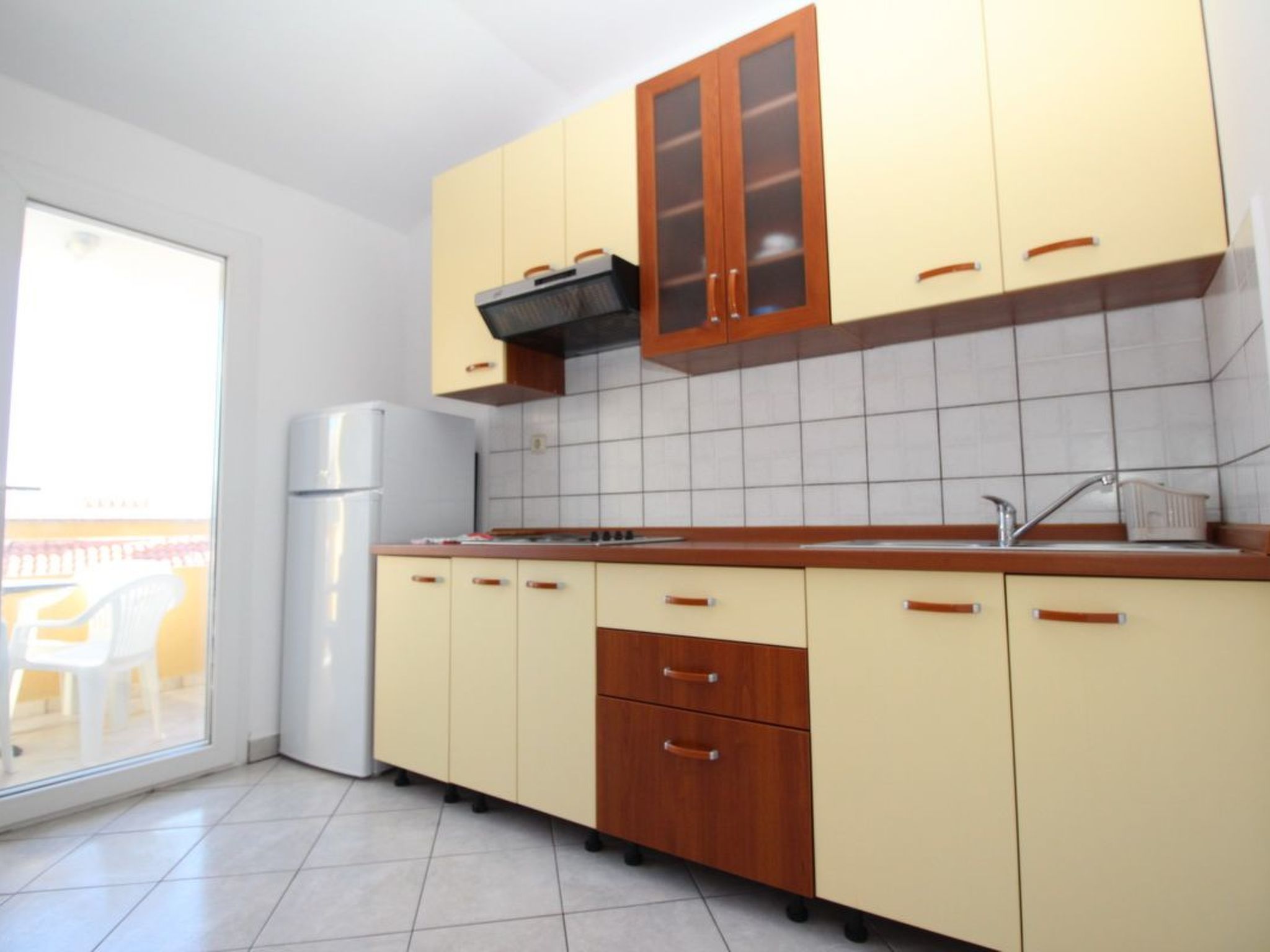 Wohnung in Baška mit Eigenem Balkon-Binnen