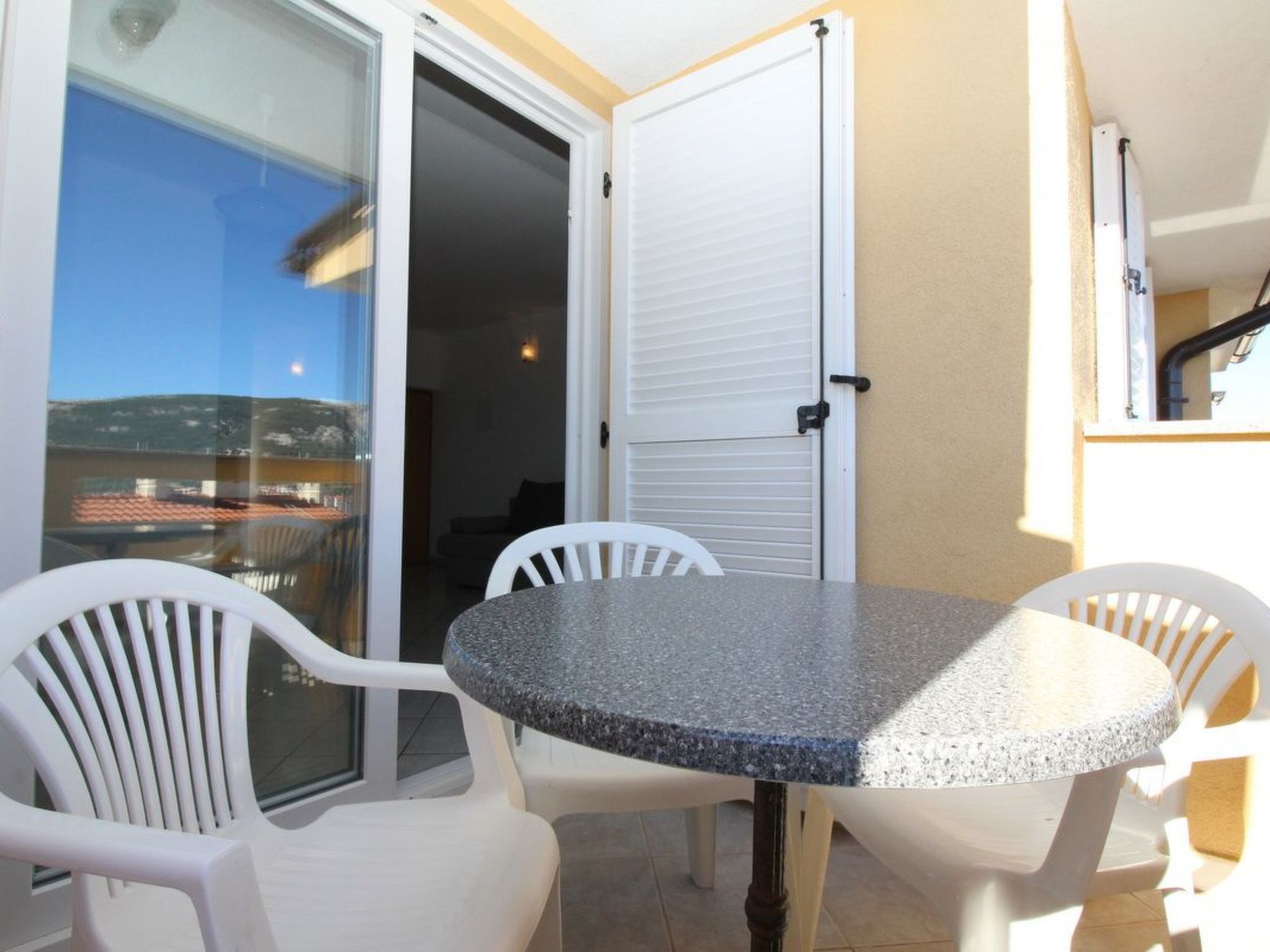 Wohnung in Baška mit Eigenem Balkon-Binnen