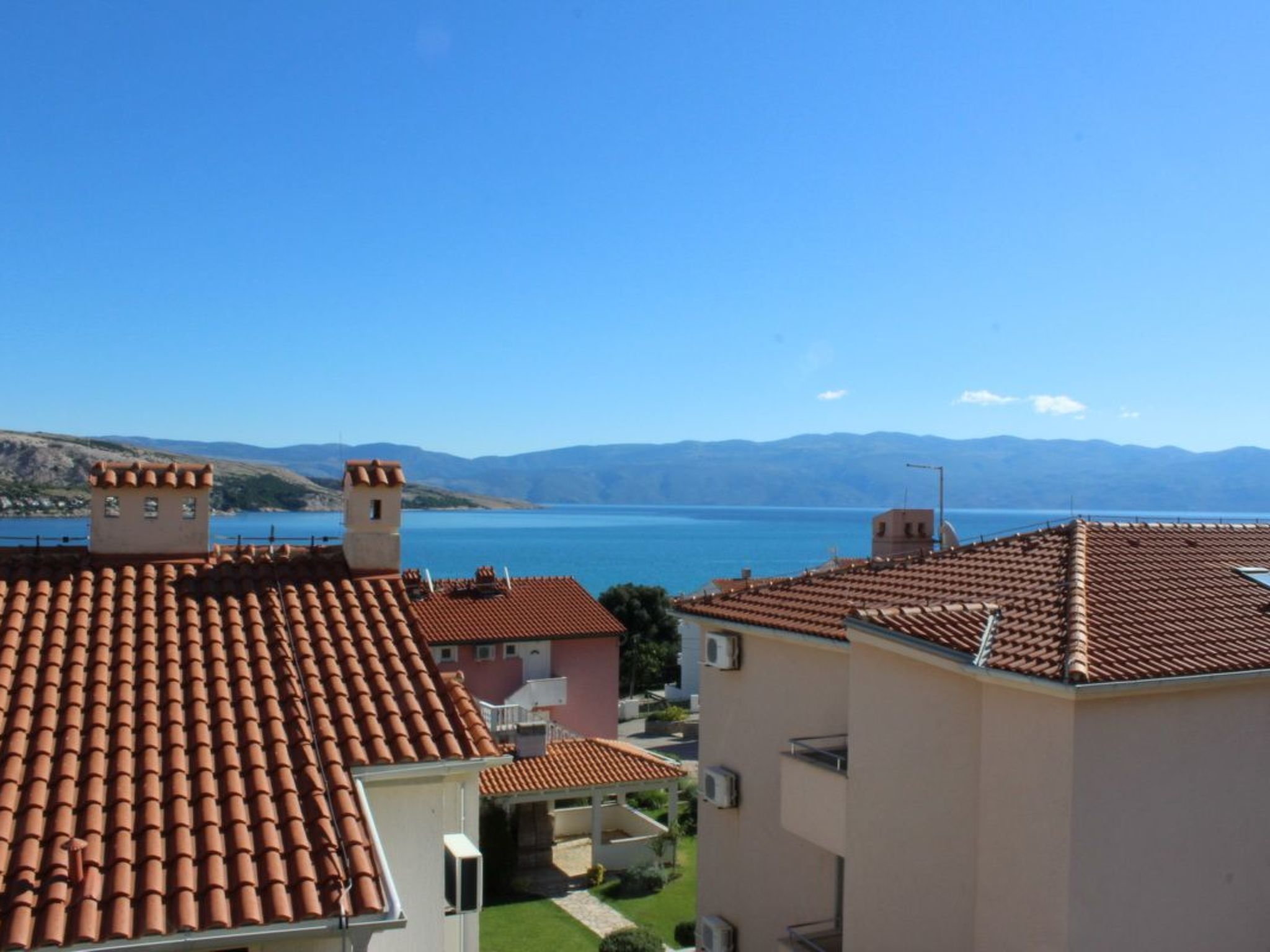 Wohnung in Baška mit Eigenem Balkon-Binnen