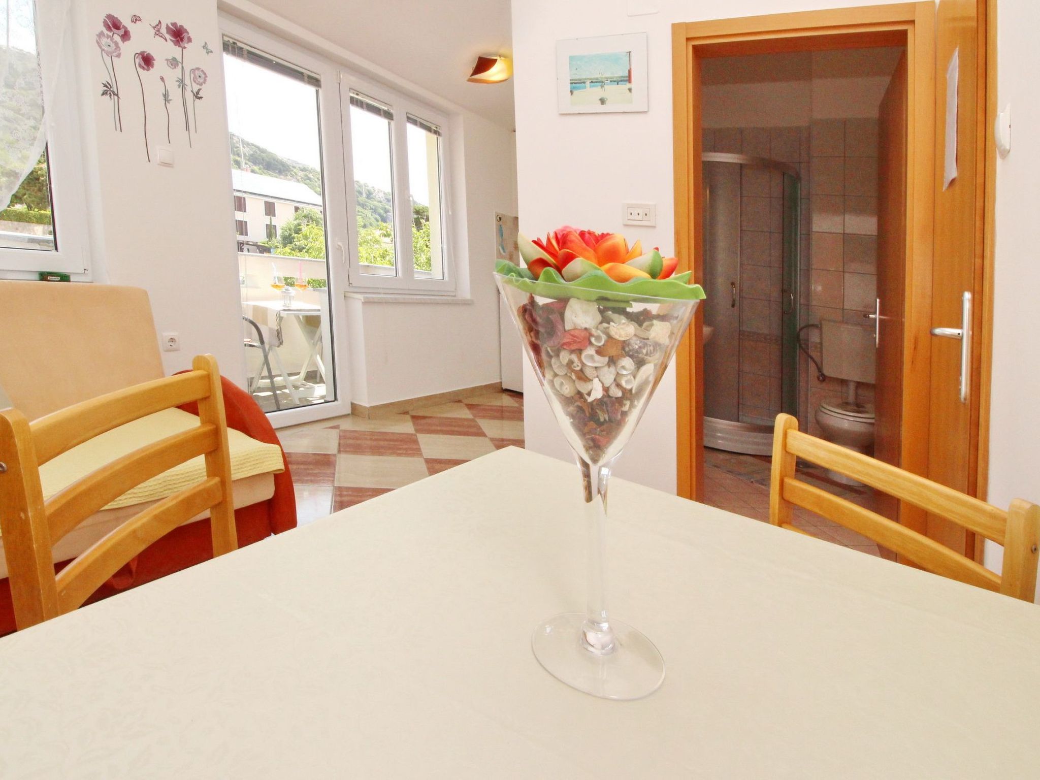 Modern eingerichtete Apartment ideal für junge Paaren im Zentrum von Baska-Binnen