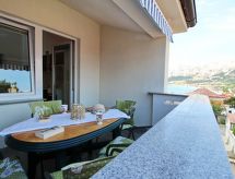 Appartement met zeezicht en overdekt balkon op 90 meter van het strand in Baška - thumbnail 6