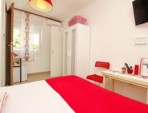 Doppelzimmer max. 2 Personen, 12 m² , 1 Schlafzimmer mit Doppelbett, klimatisie
