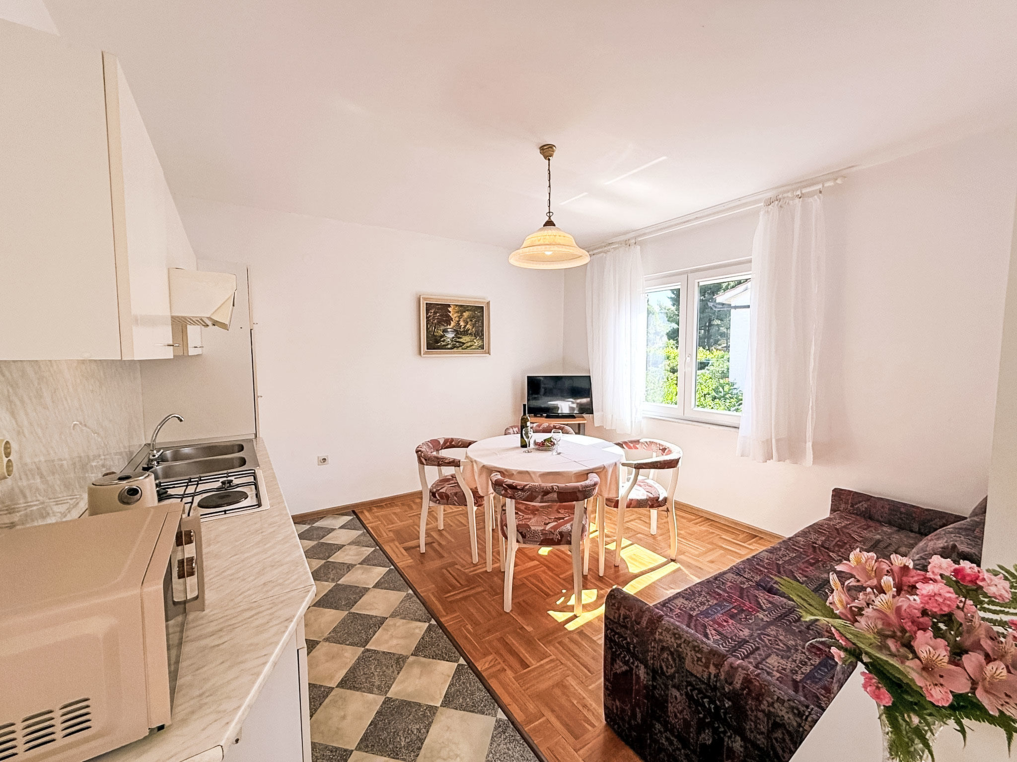 Appartement Dragica: Vrijstaand vakantiehuis op 250m van de Kvarner baai - foto 9