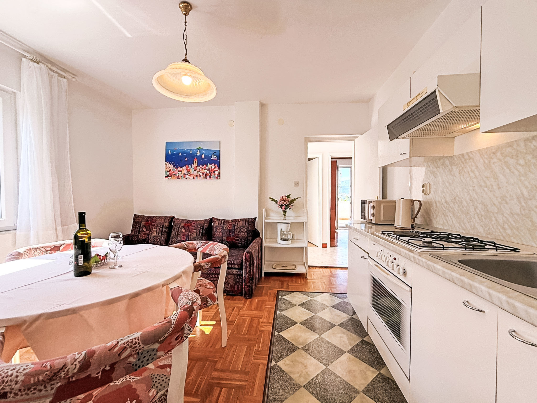 Appartement Dragica: Vrijstaand vakantiehuis op 250m van de Kvarner baai - foto 13