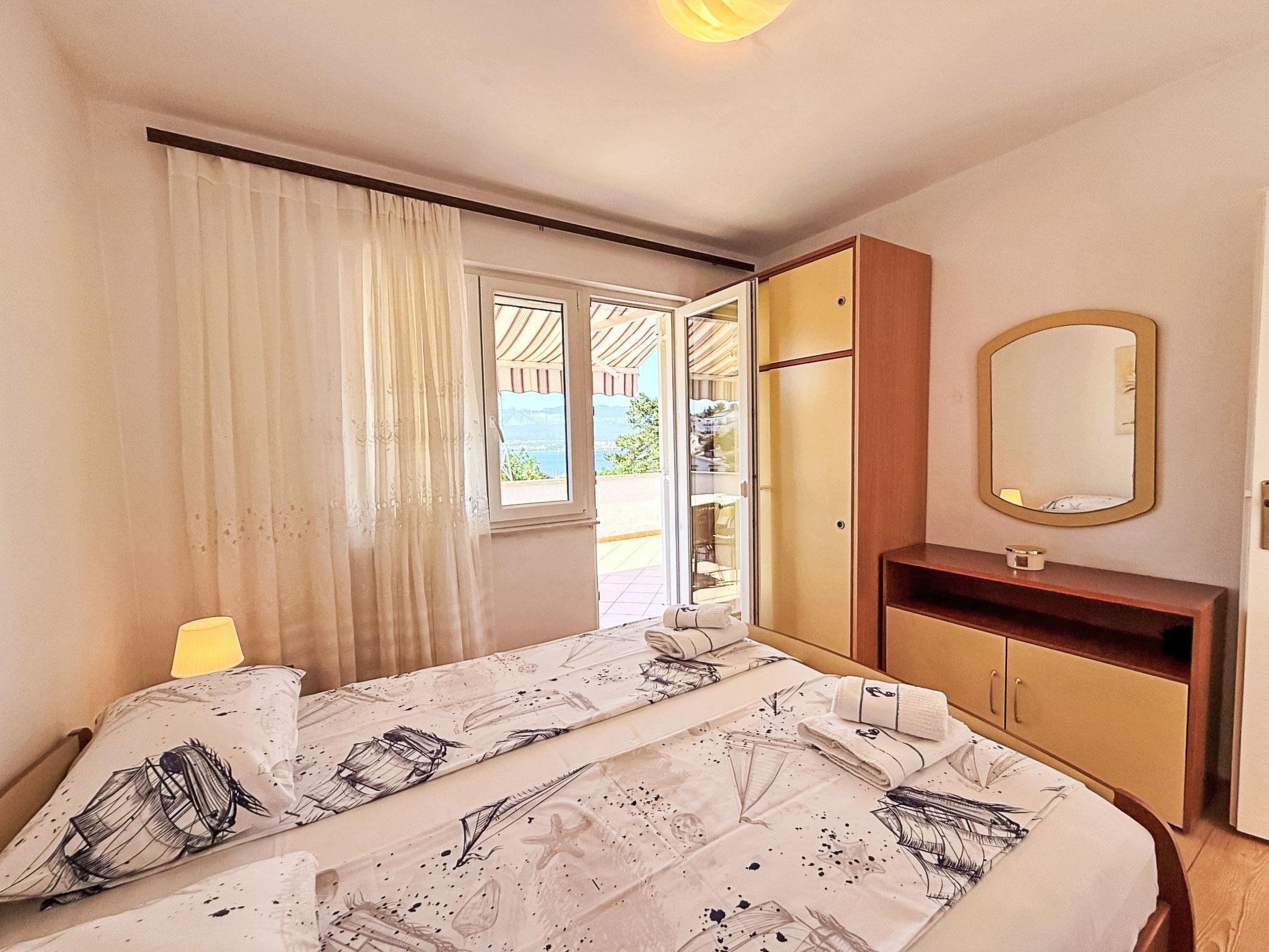 Appartement Dragica: Vrijstaand vakantiehuis op 250m van de Kvarner baai - foto 16