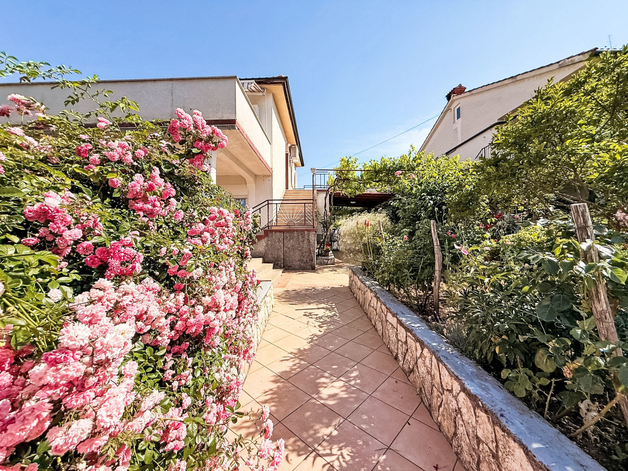 Appartement Dragica: Vrijstaand vakantiehuis op 250m van de Kvarner baai - foto 24