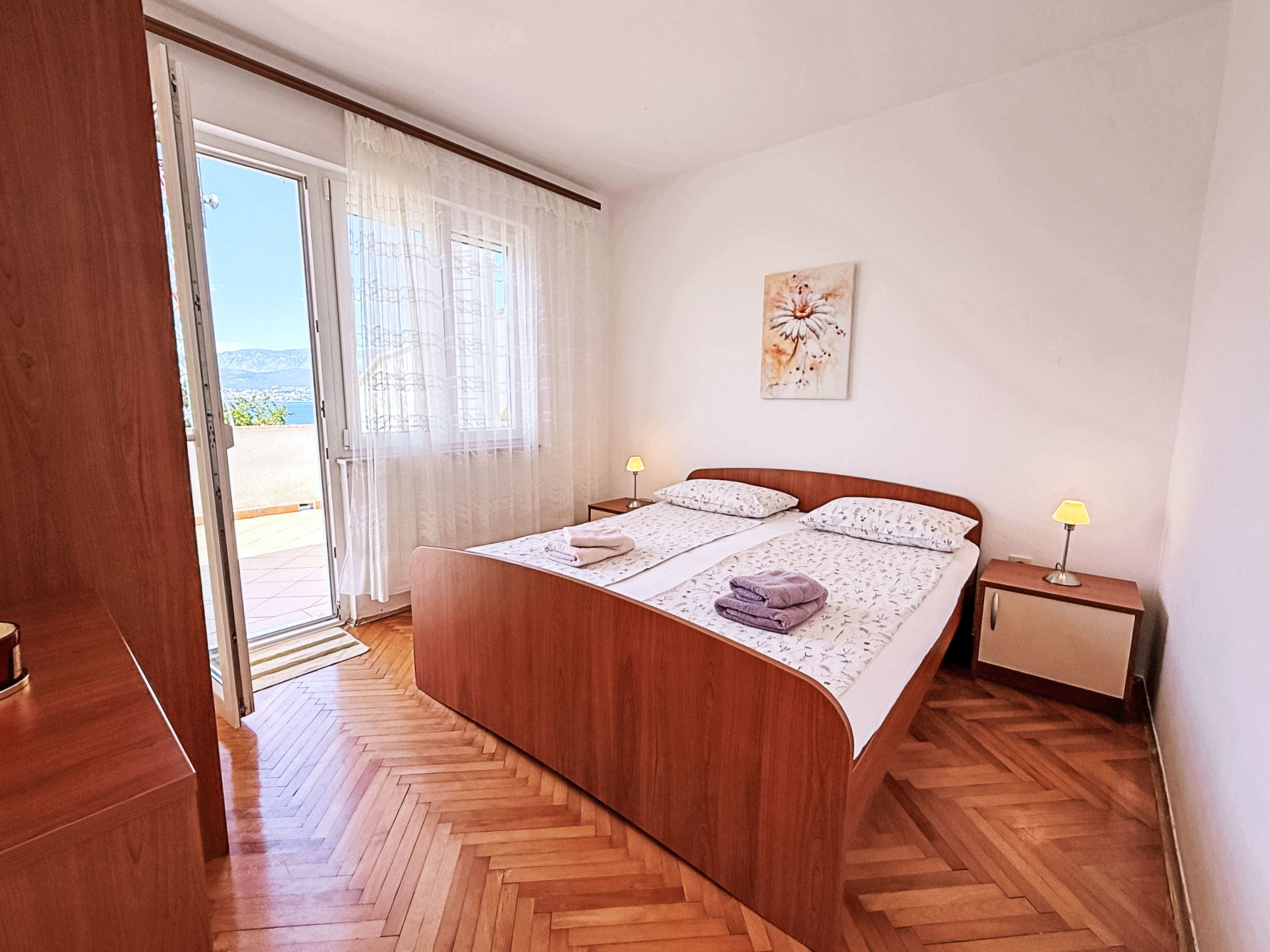 Appartement Dragica: Vrijstaand vakantiehuis op 250m van de Kvarner baai - foto 5