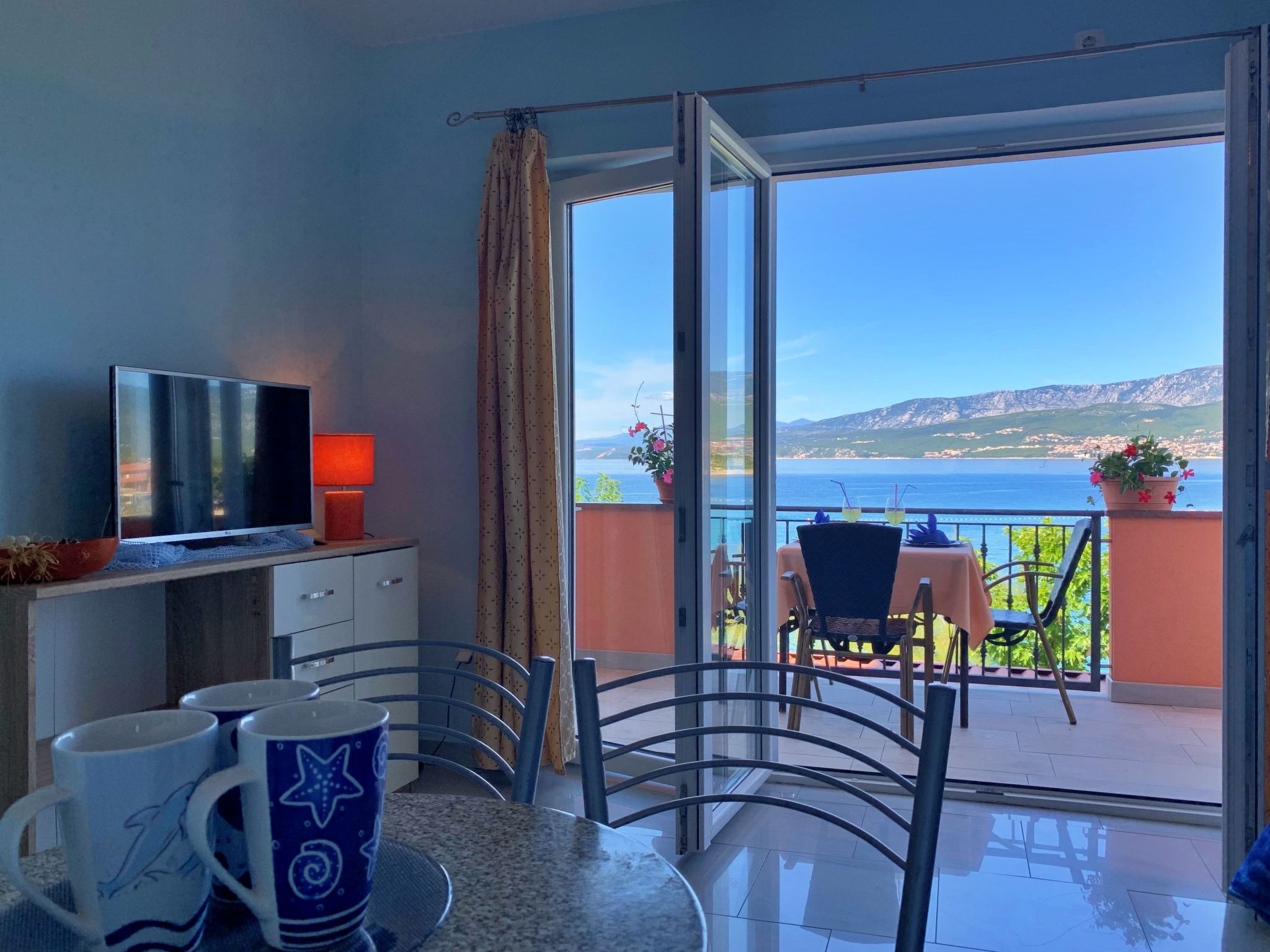 Knus appartement voor 3 direct aan de Kvarner Baai in Polje - foto 11