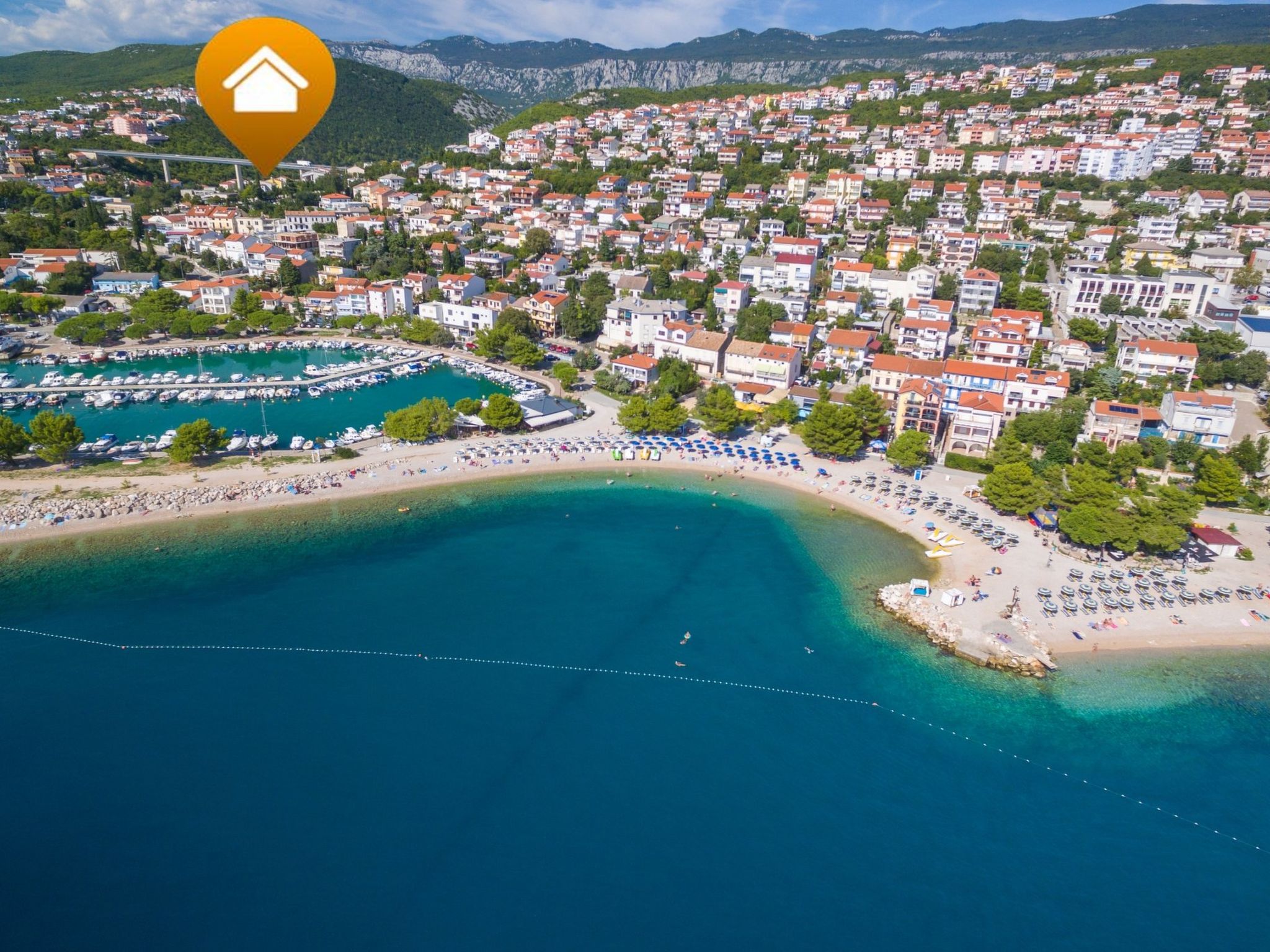 Nena / HR-10493-01 Accommodation in Cirkvenica Riviera