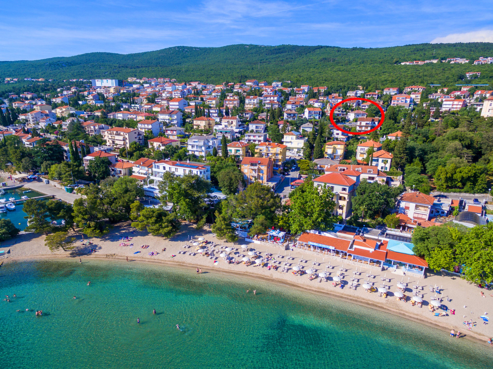 HR3300.1611.1 Accommodation in Cirkvenica Riviera