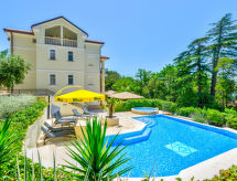 Villa Emilia Soba 101: Romantisch studio-appartement aan de Kvarner baai - thumbnail 1