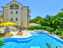 Villa Emilia Soba 103: Romantisch studio-appartement met zeezicht in Crikvenica - thumbnail 3