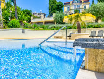 Villa Emilia Soba 103: Romantisch studio-appartement met zeezicht in Crikvenica - thumbnail 6