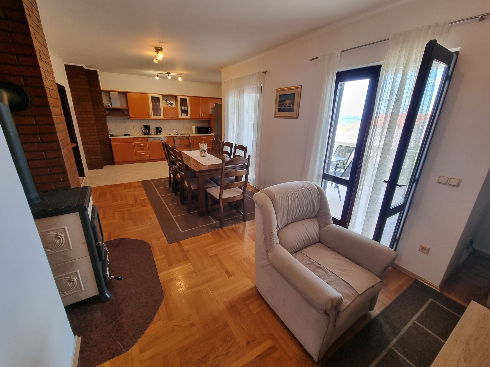 Wohnung mit Terrasse und Meerblick-Dedans