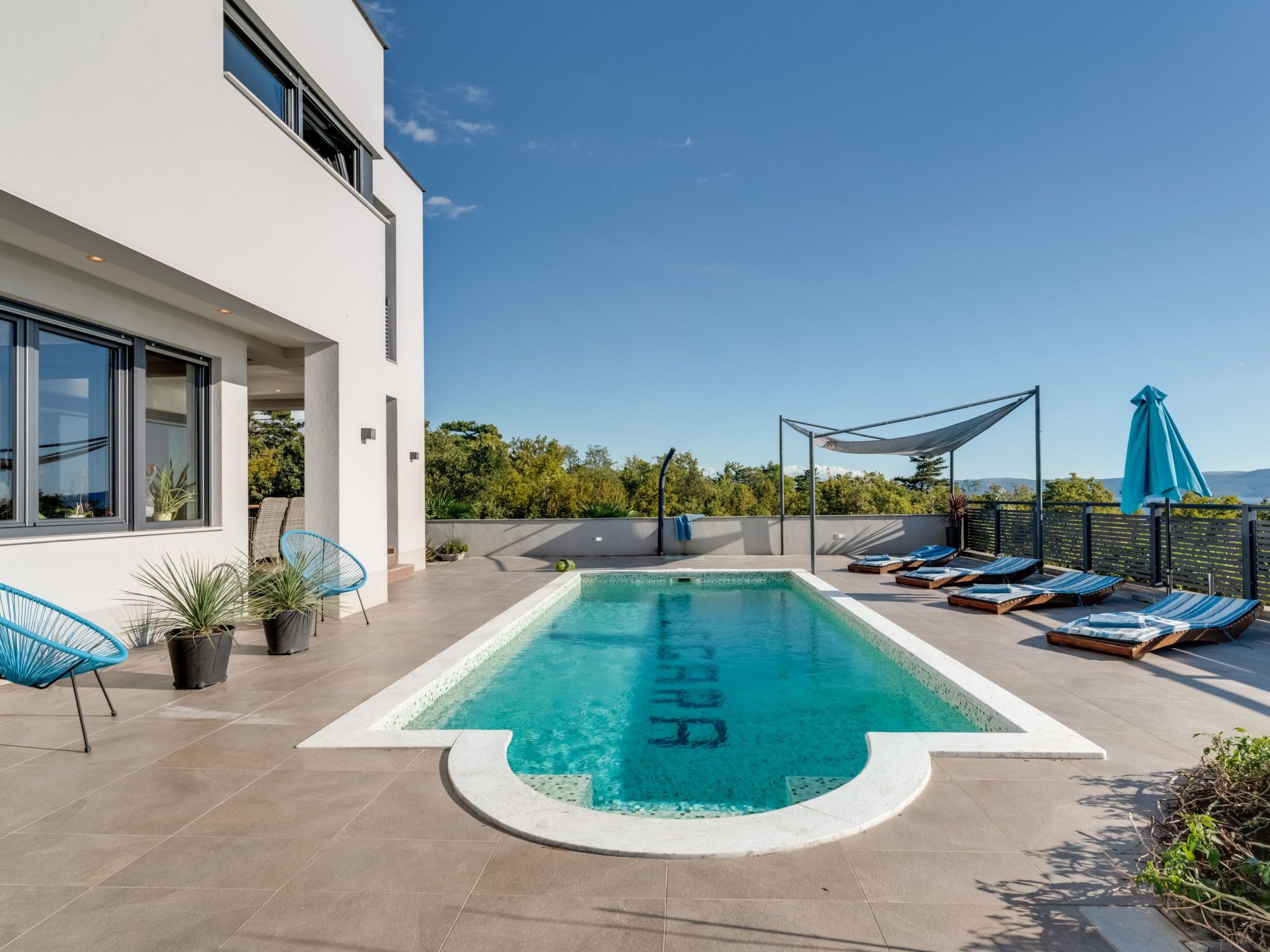 Villa "View" mit Blick auf das Wasser