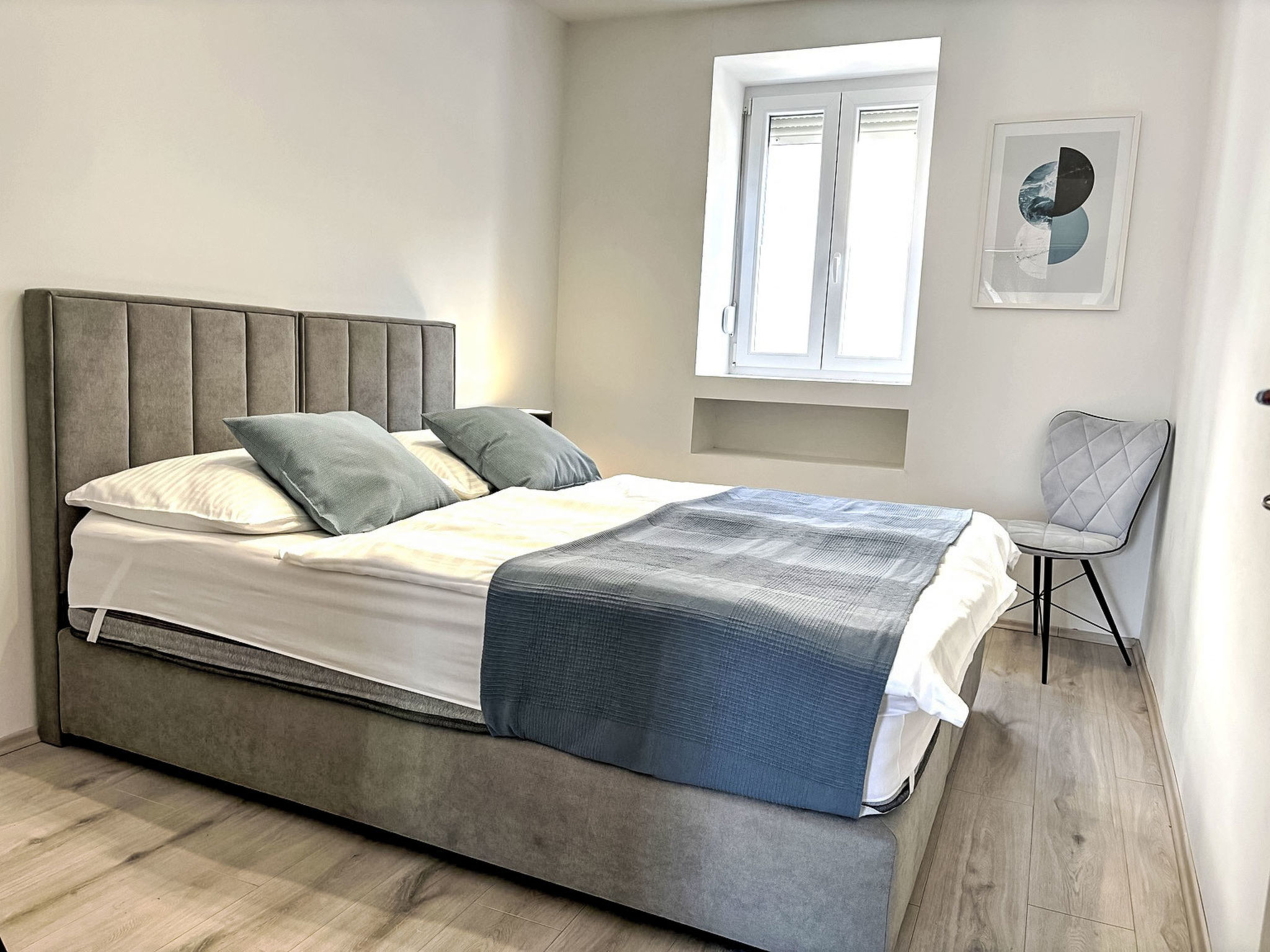 Gemütliche 2-Schlafzimmer-Wohnung mit Meerblick, Crikvenica - Dedans
