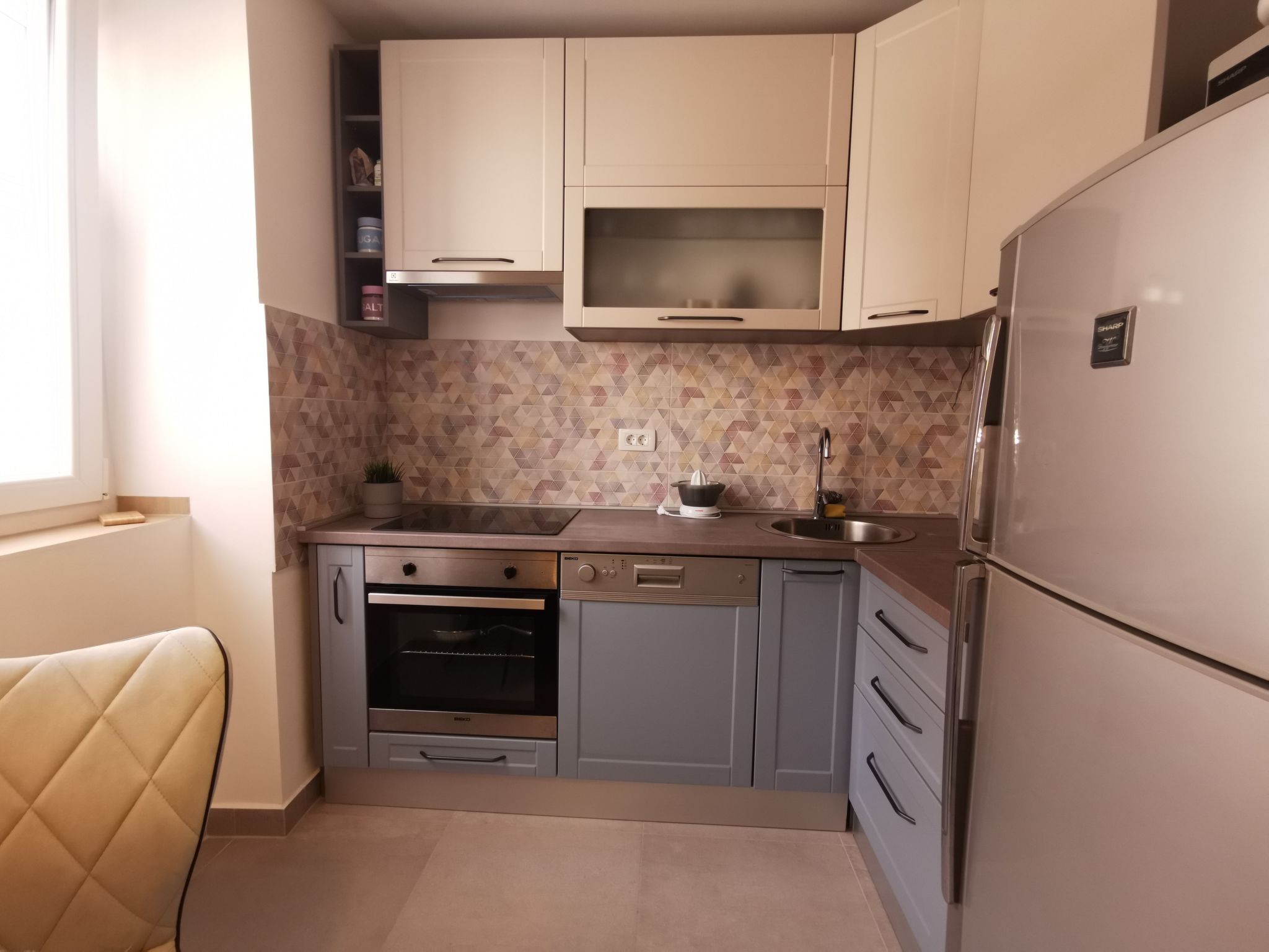 Gemütliche 2-Schlafzimmer-Wohnung mit Meerblick, Crikvenica-Binnen