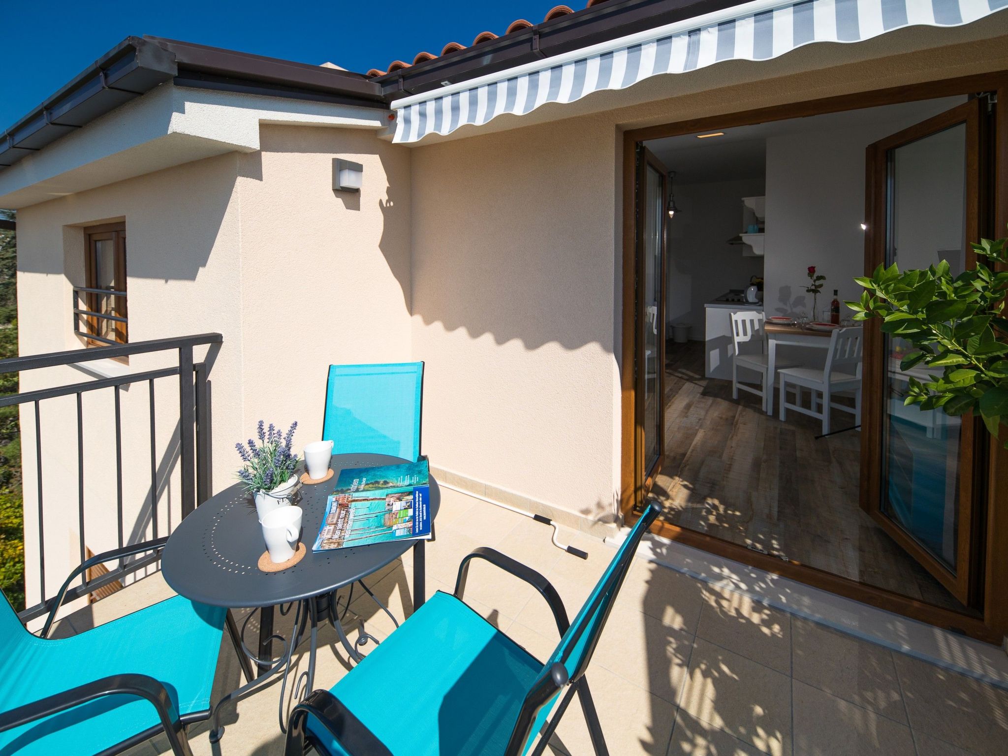 Wohnung für 2-3 Personen, 100m vom Strand entfernt-Binnen