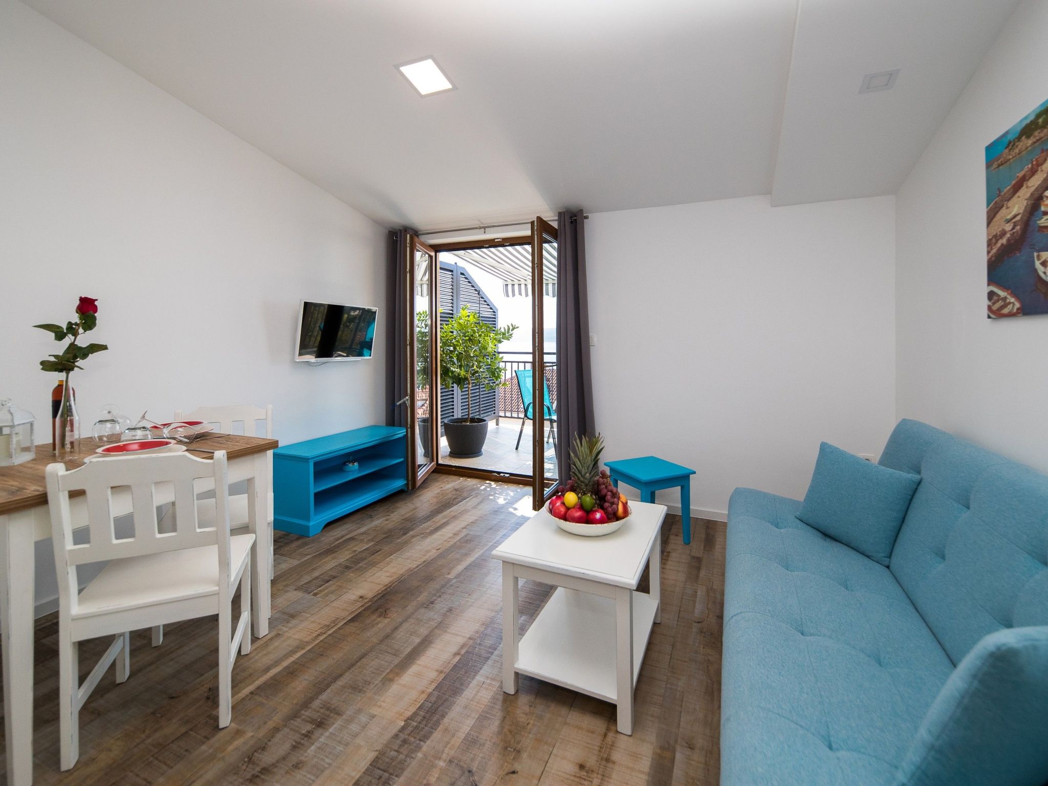 Wohnung für 2-3 Personen, 100m vom Strand entfernt-Binnen