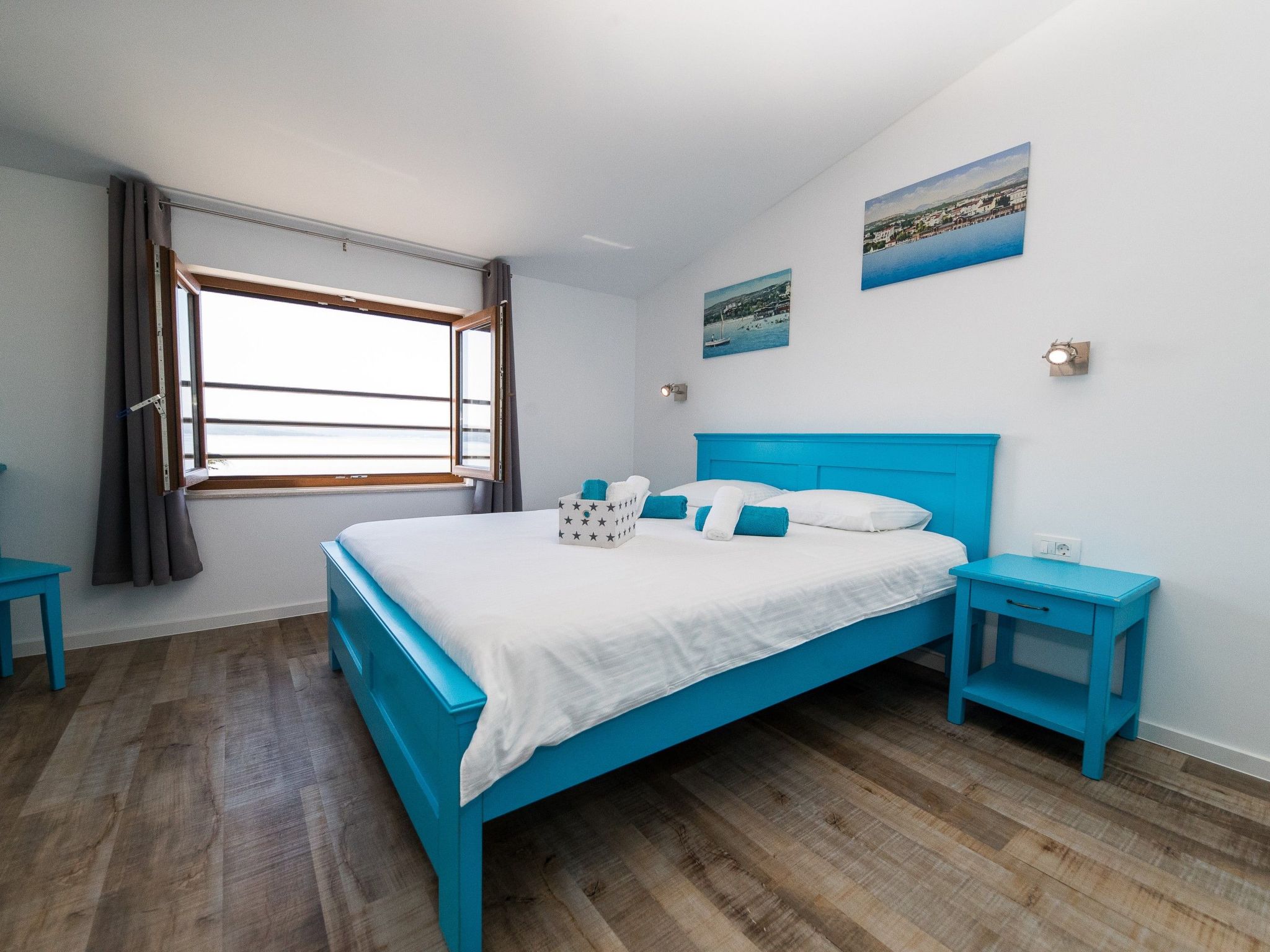 Wohnung für 2-3 Personen, 100m vom Strand entfernt-Binnen