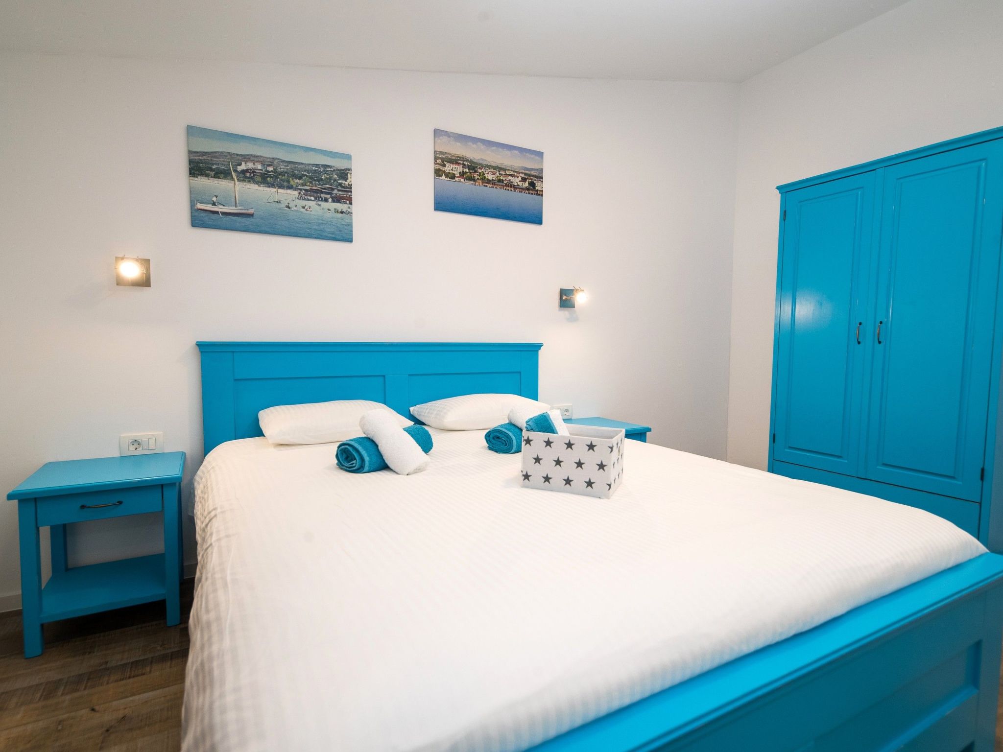 Wohnung für 2-3 Personen, 100m vom Strand entfernt-Binnen