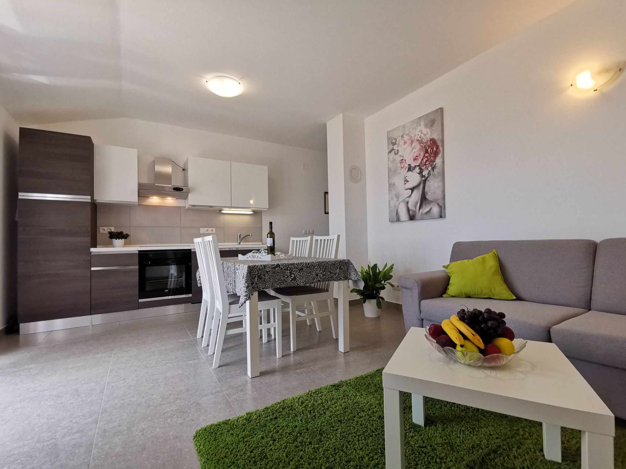 Wohnung in Crikvenica mit Terrasse und Meerblick-Drinnen