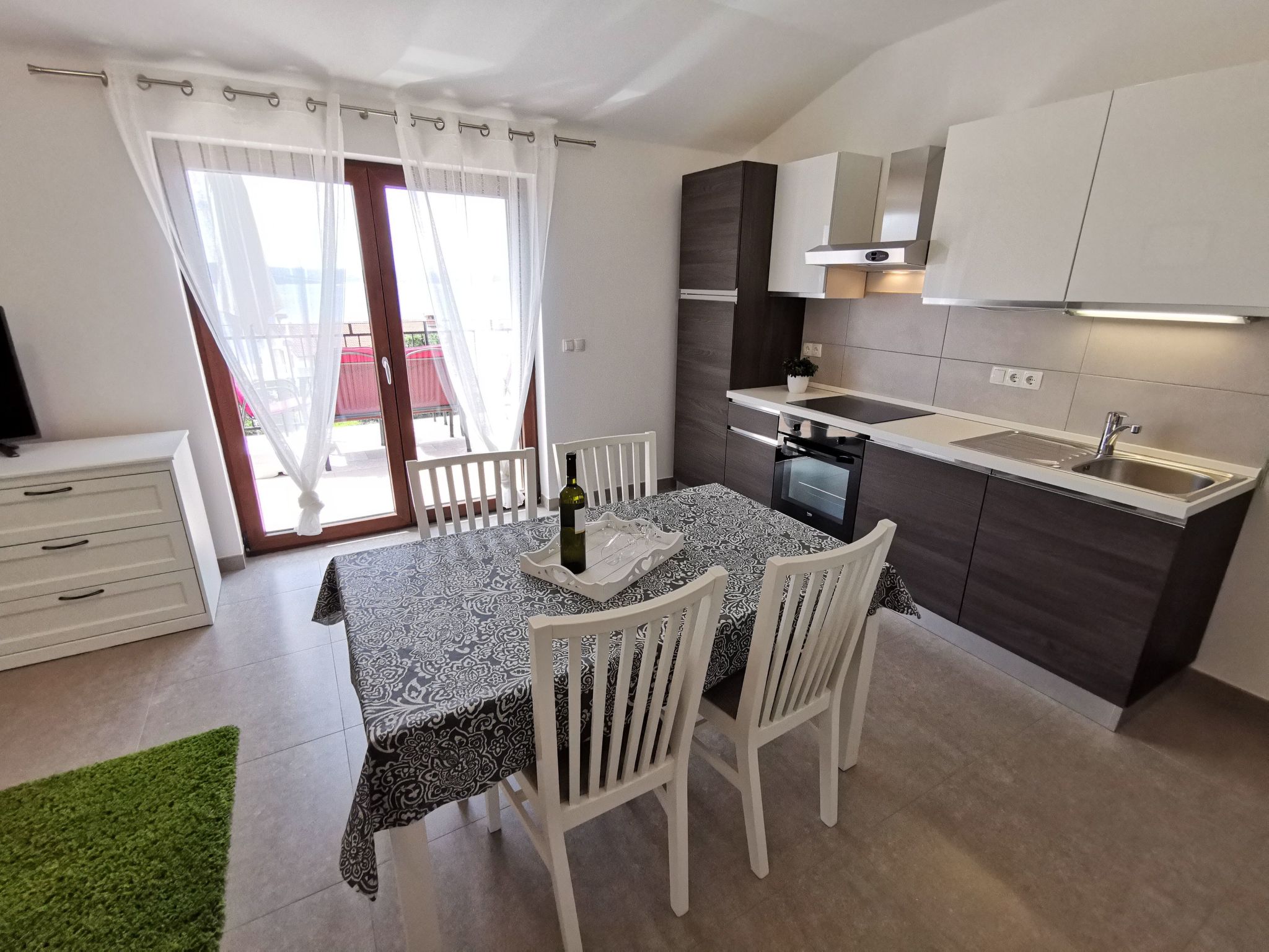 Wohnung in Crikvenica mit Terrasse und Meerblick-Drinnen