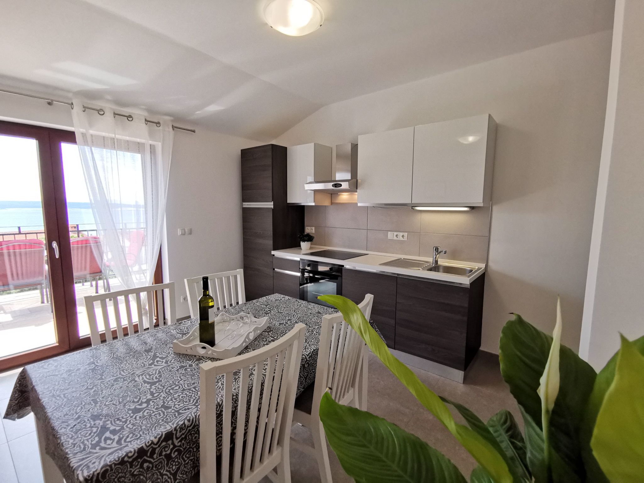 Wohnung in Crikvenica mit Terrasse und Meerblick-Drinnen