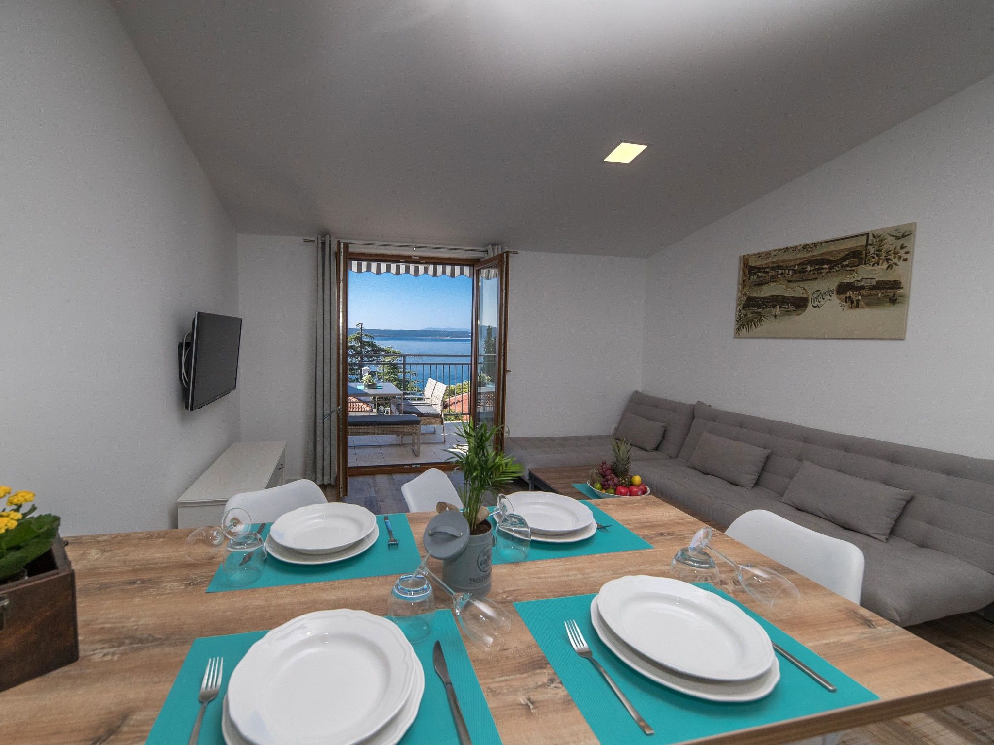 Wohnung für 4-5 Personen, 100m vom Strand entfernt-Binnen