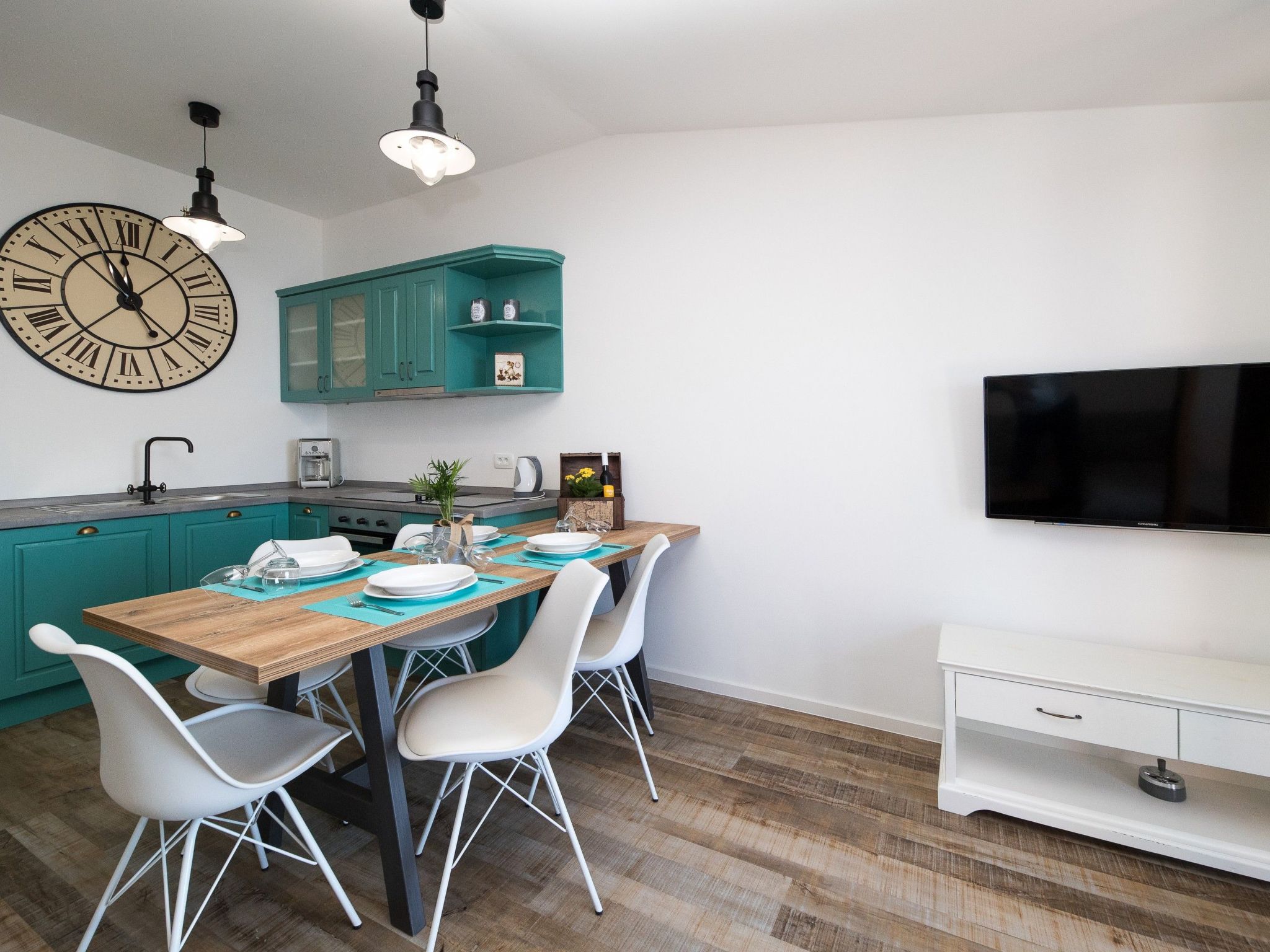 Wohnung für 4-5 Personen, 100m vom Strand entfernt-Binnen