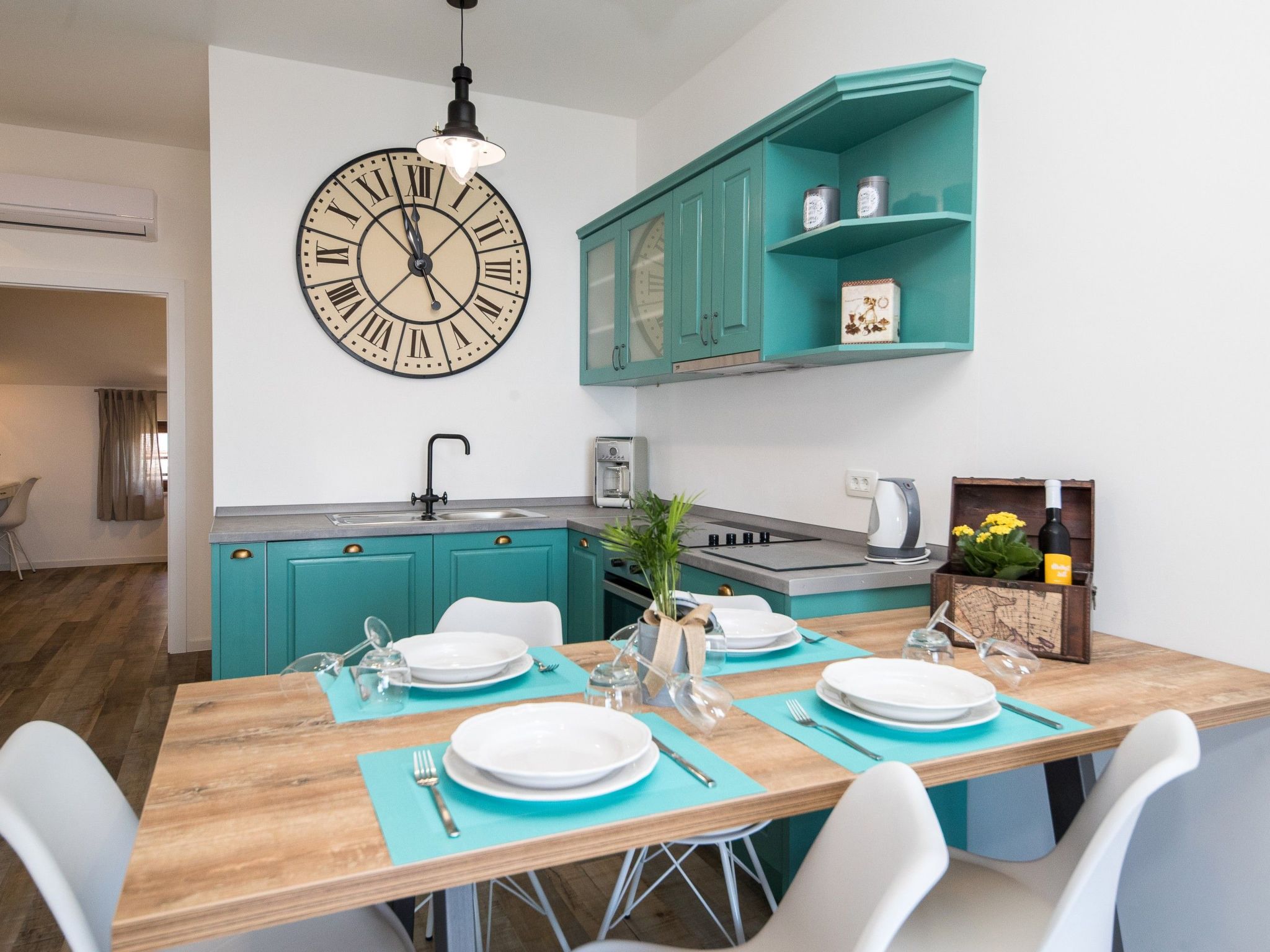 Wohnung für 4-5 Personen, 100m vom Strand entfernt-Binnen